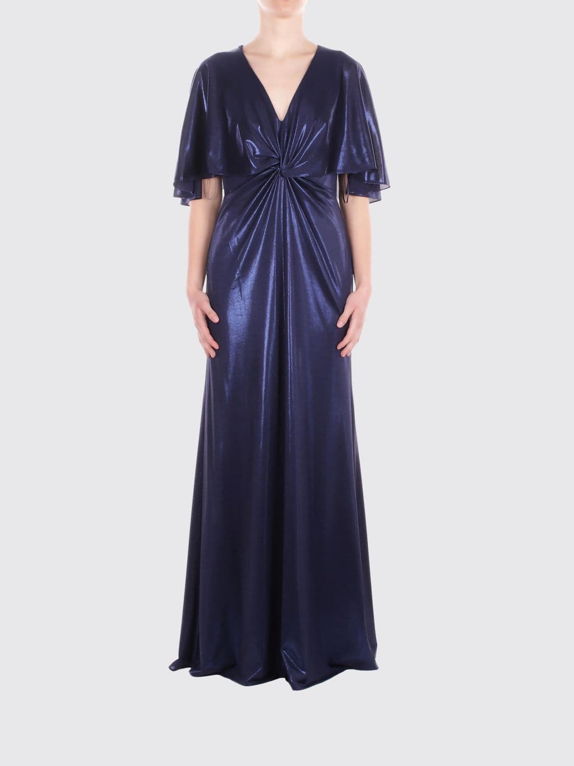 Lauren Ralph Lauren Draped Satin Dress