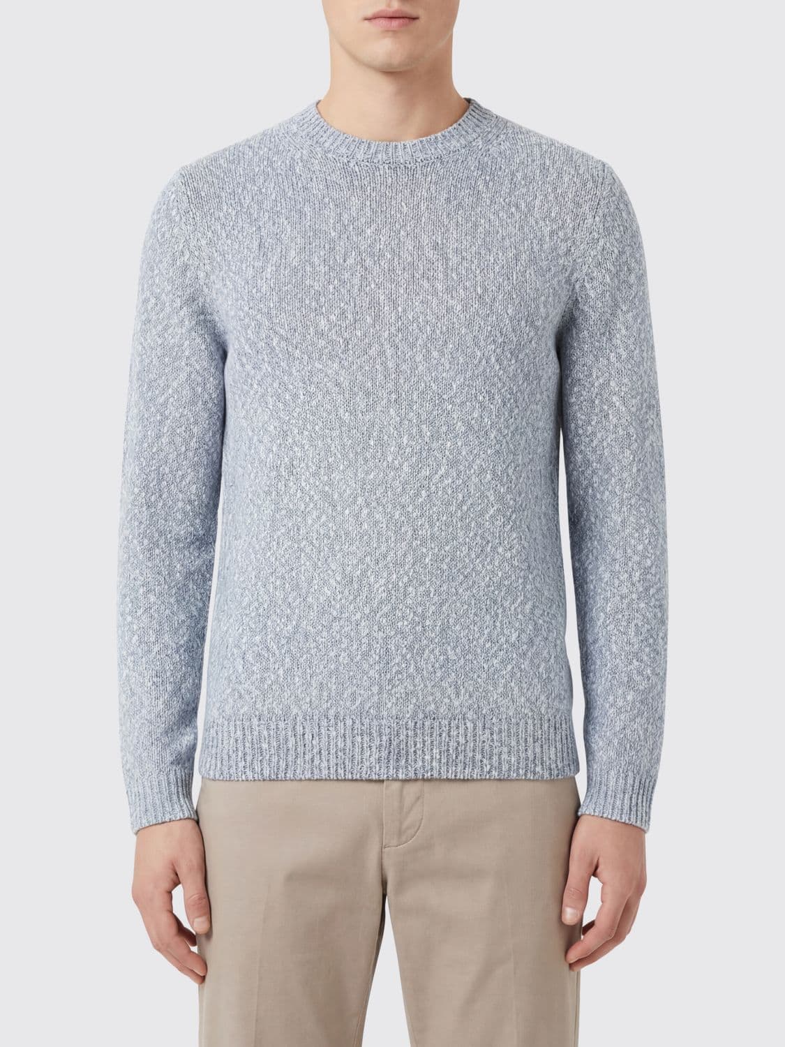 Zanone Cotton Crew Neck Sweater