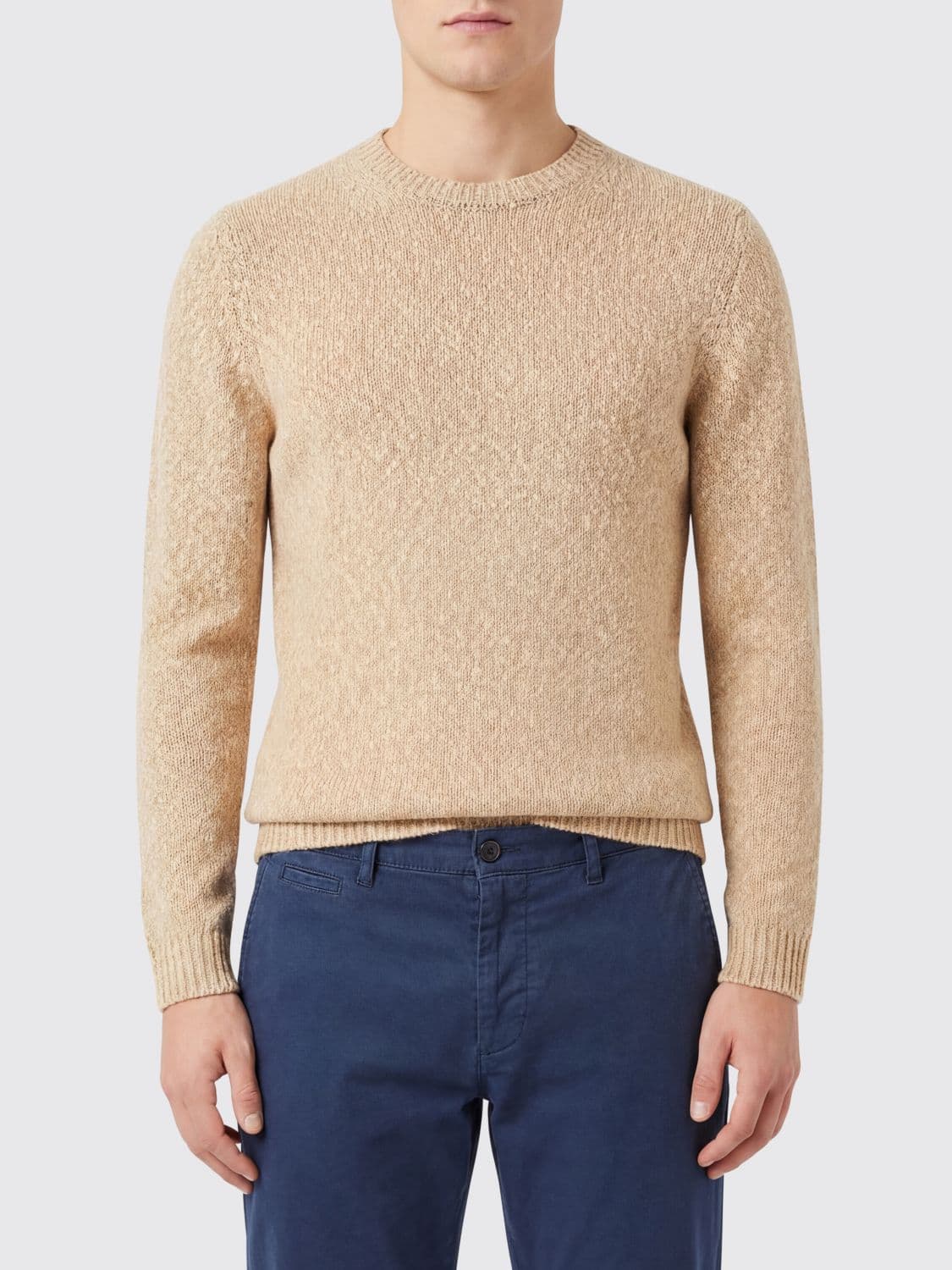 Zanone Cotton Crew Neck Sweater