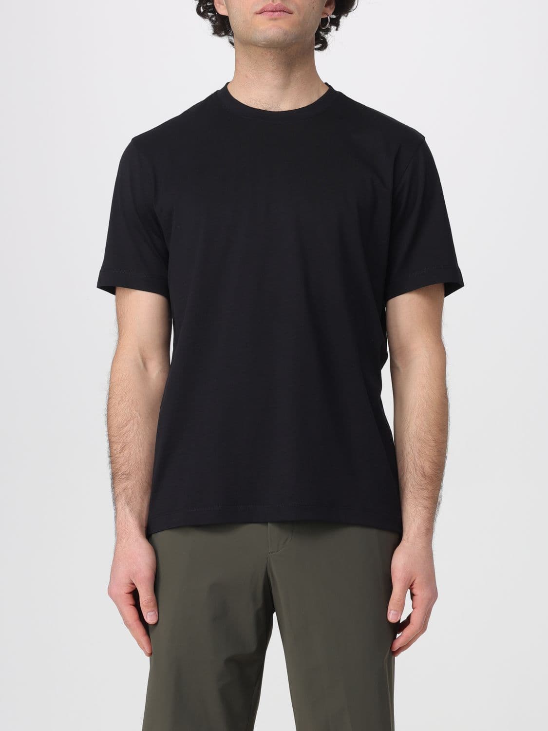 Zanone Basic Cotton and Silk T-Shirt · 52