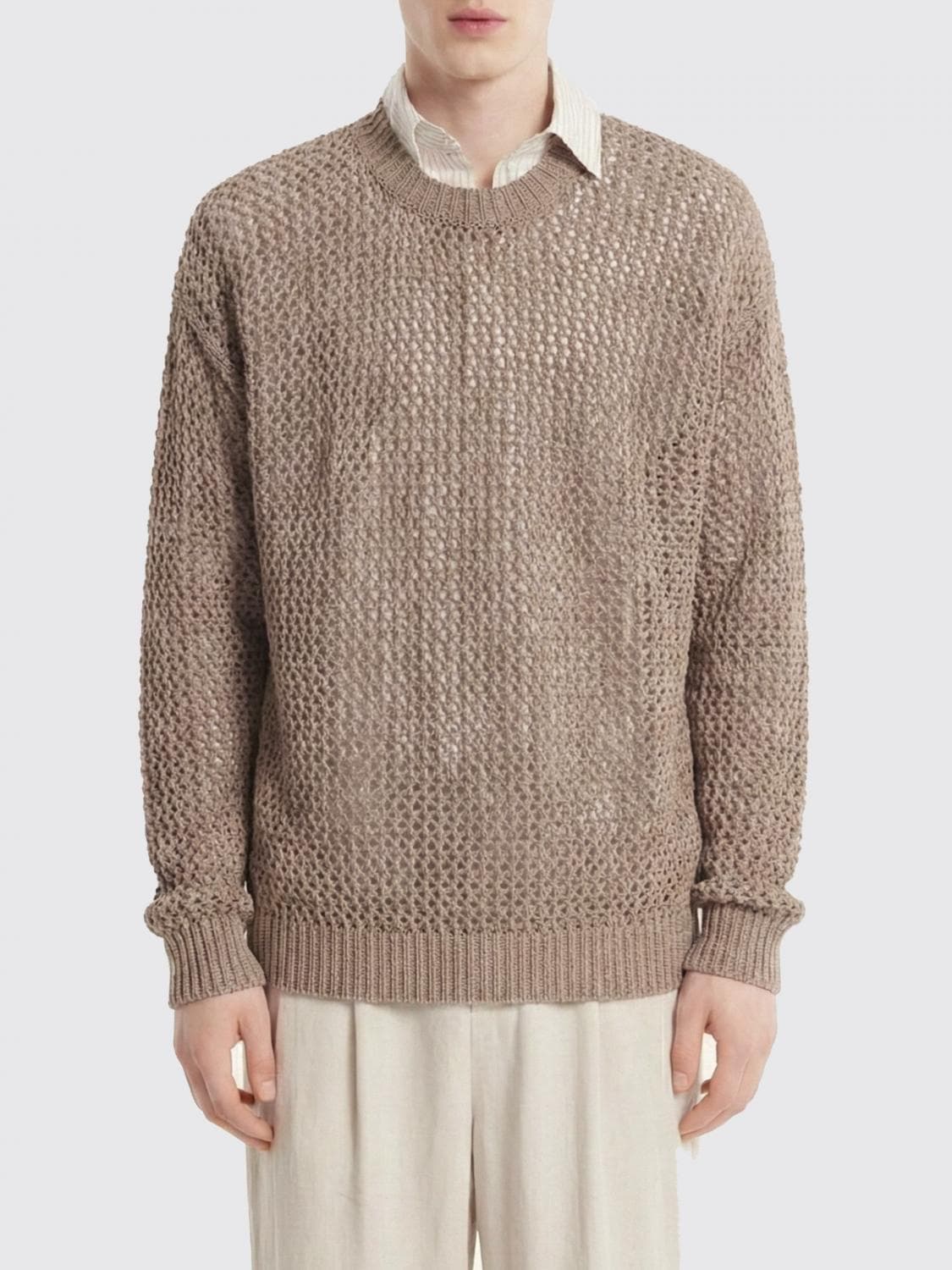 Maison Kitsuné Cotton Knit Top