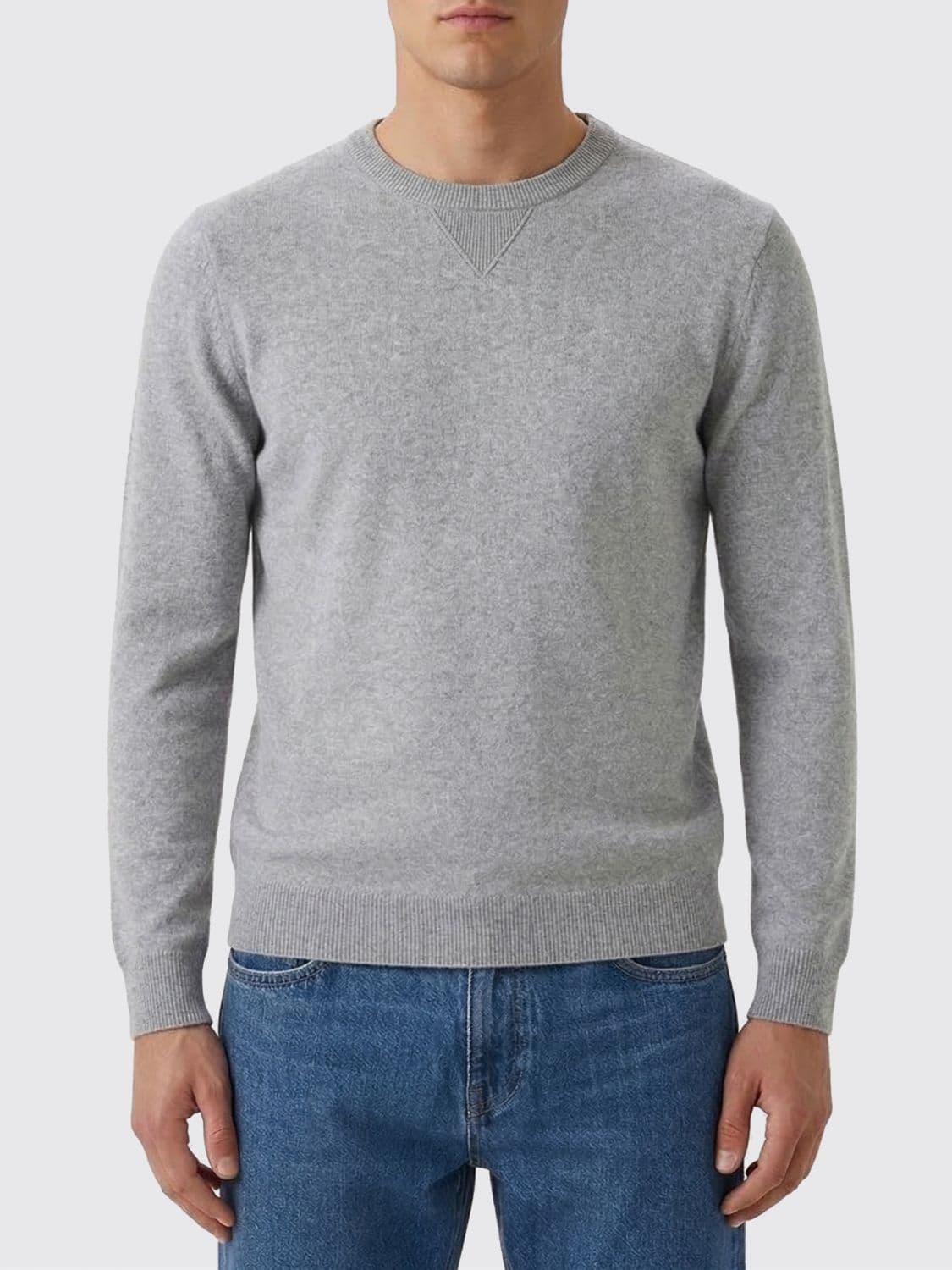 Zanone Cotton Blend Crew Neck Sweatshirt