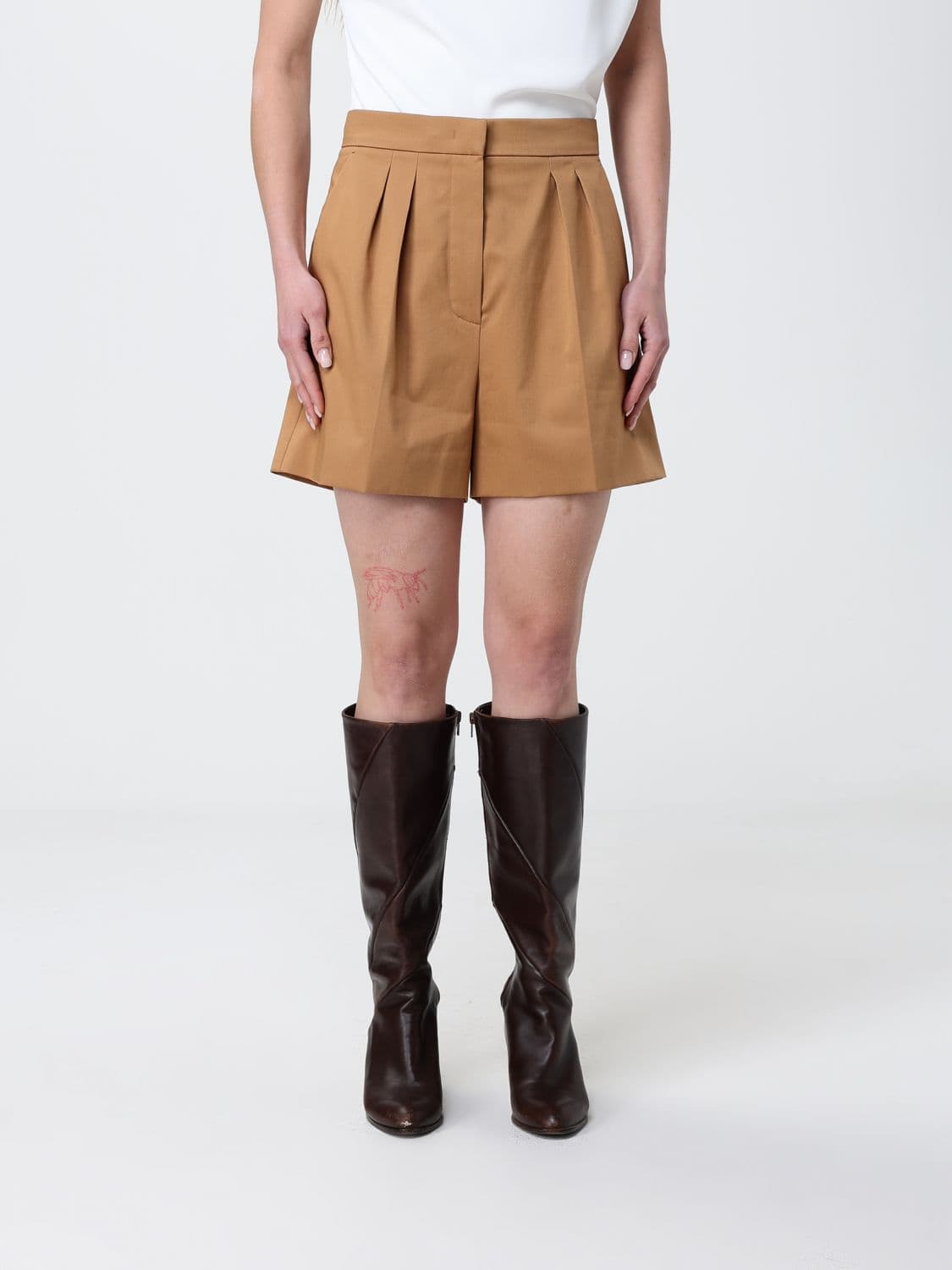 Max Mara Satin Shorts