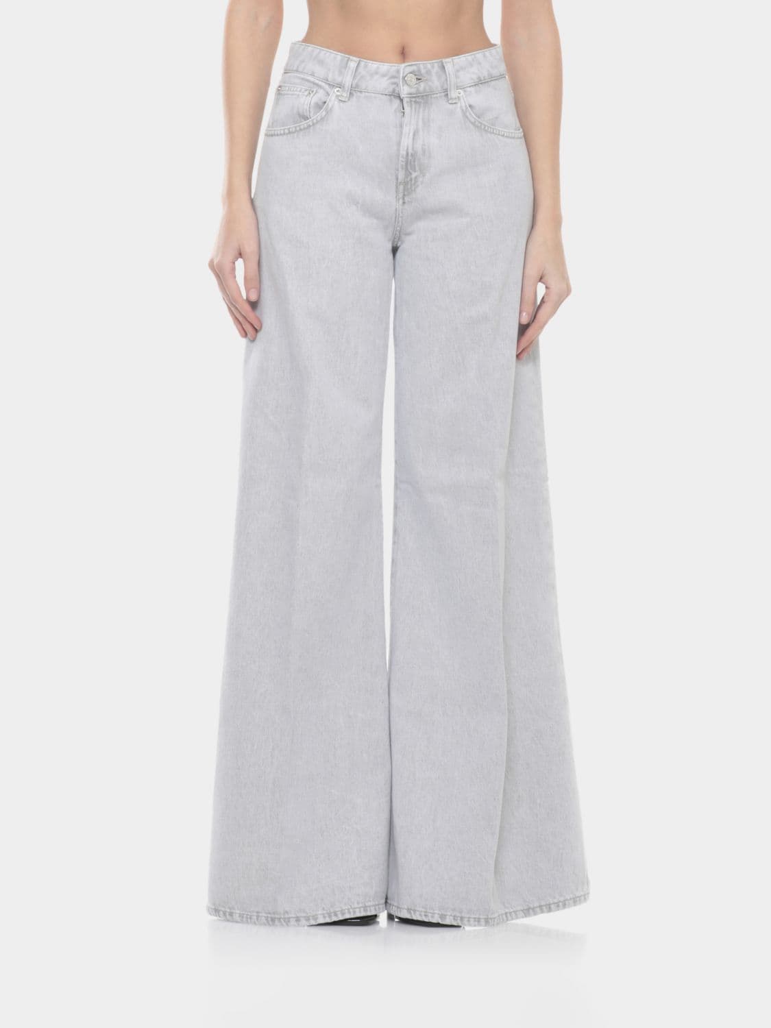 Dondup Flare Cotton Denim Jeans