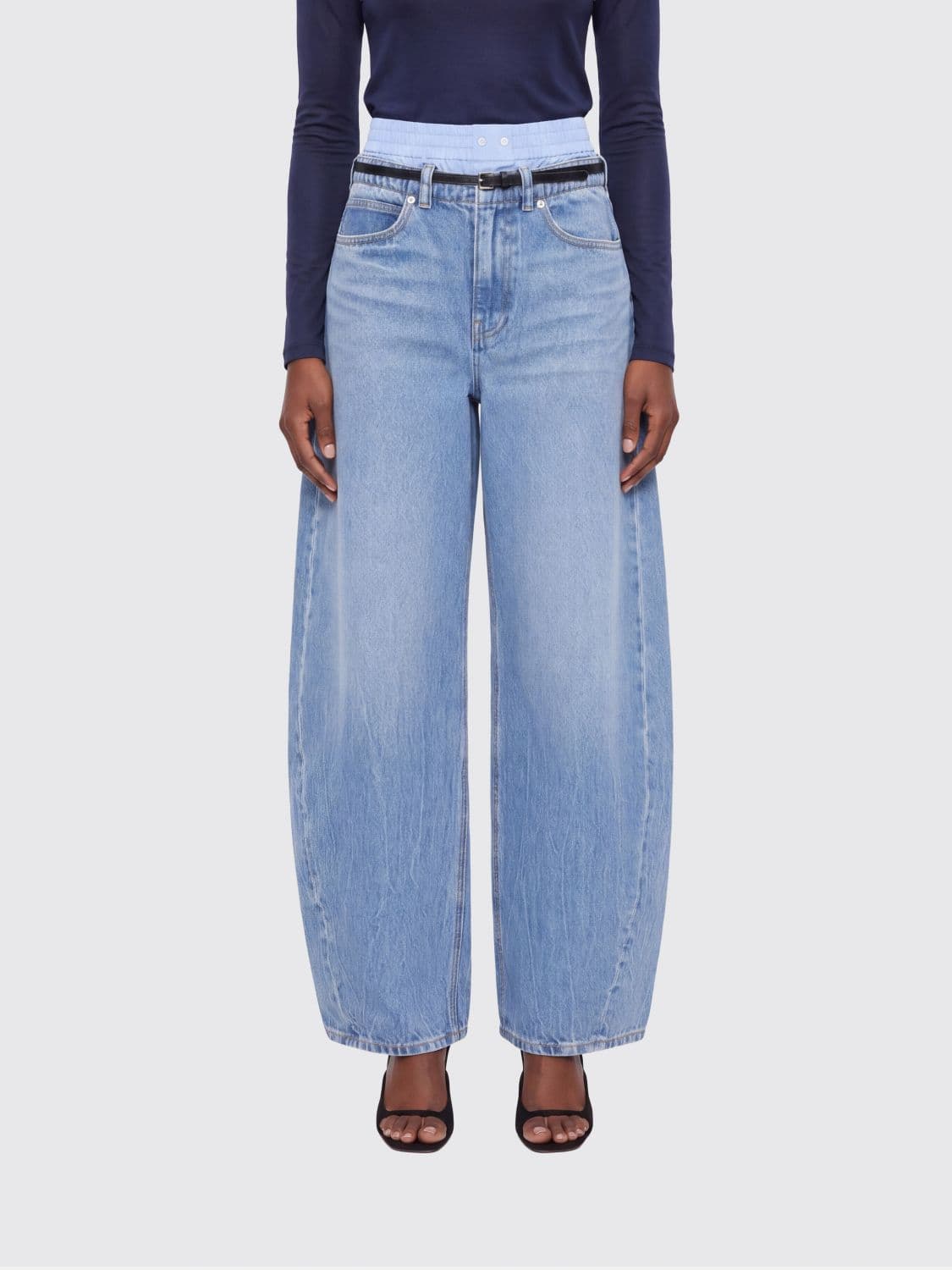 Alexander Wang Baggy Regenerated Denim Jeans