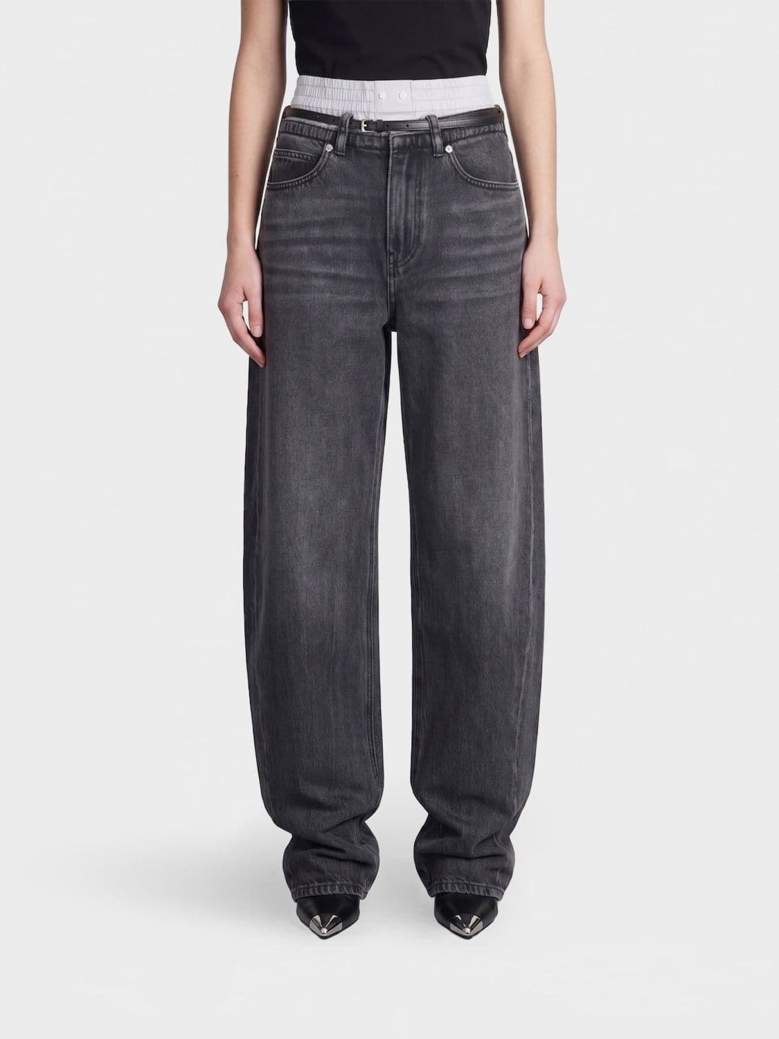 Alexander Wang Baggy Regenerated Denim Jeans · 23