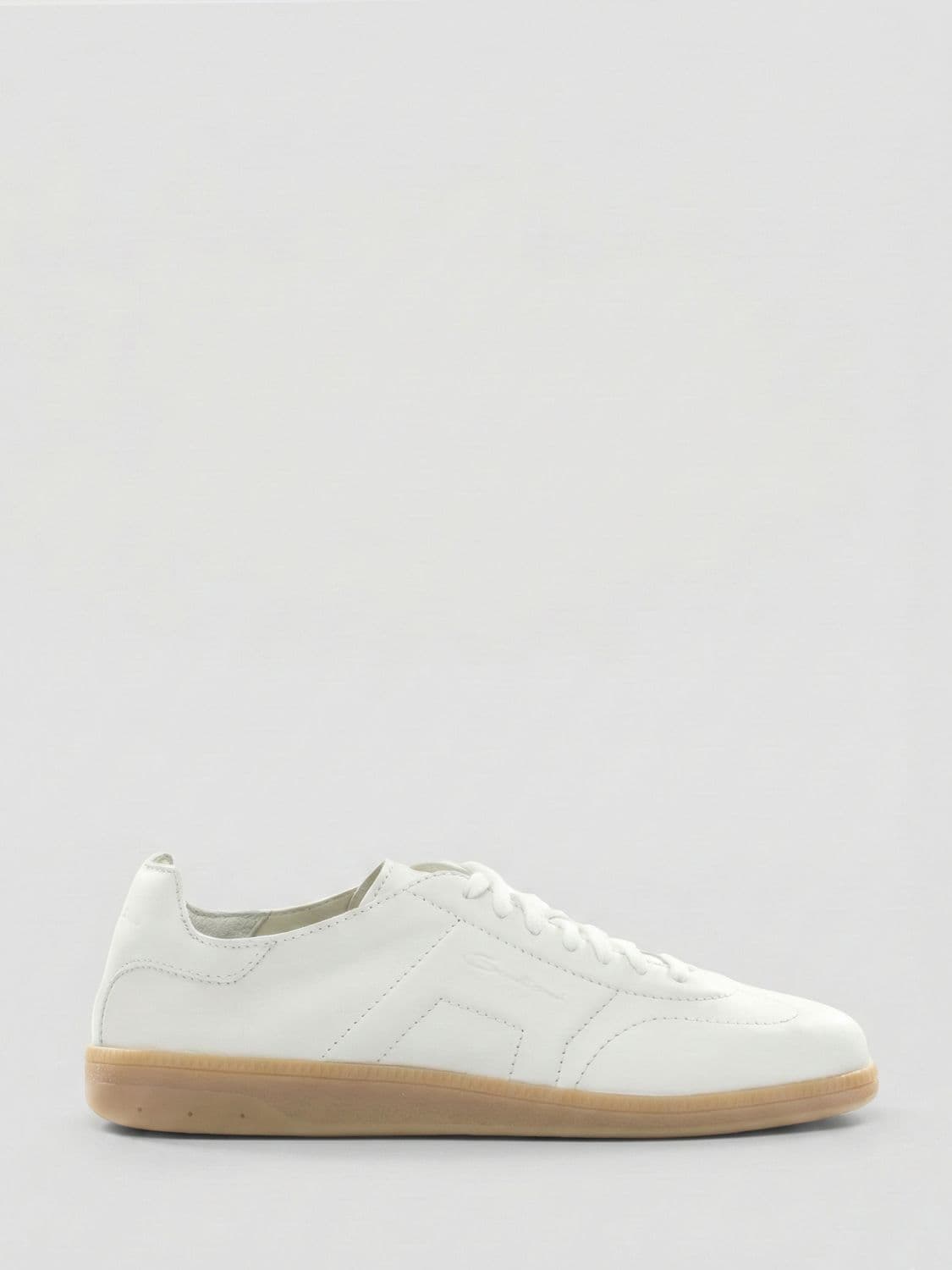 Santoni Oly Cube Leather Sneakers