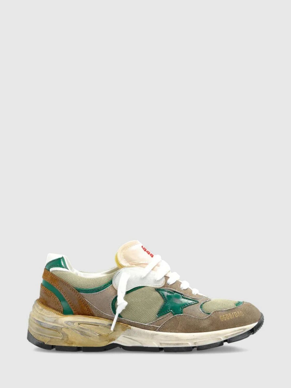 Golden Goose Dad Sneakers in Suede and Mesh