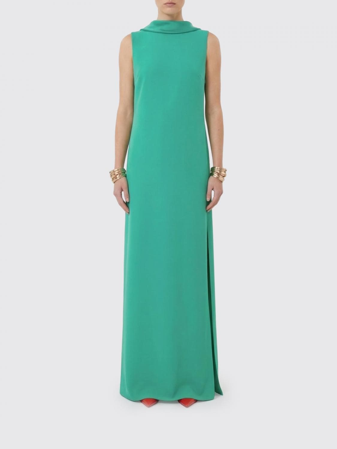 Max Mara Long Polyester Dress