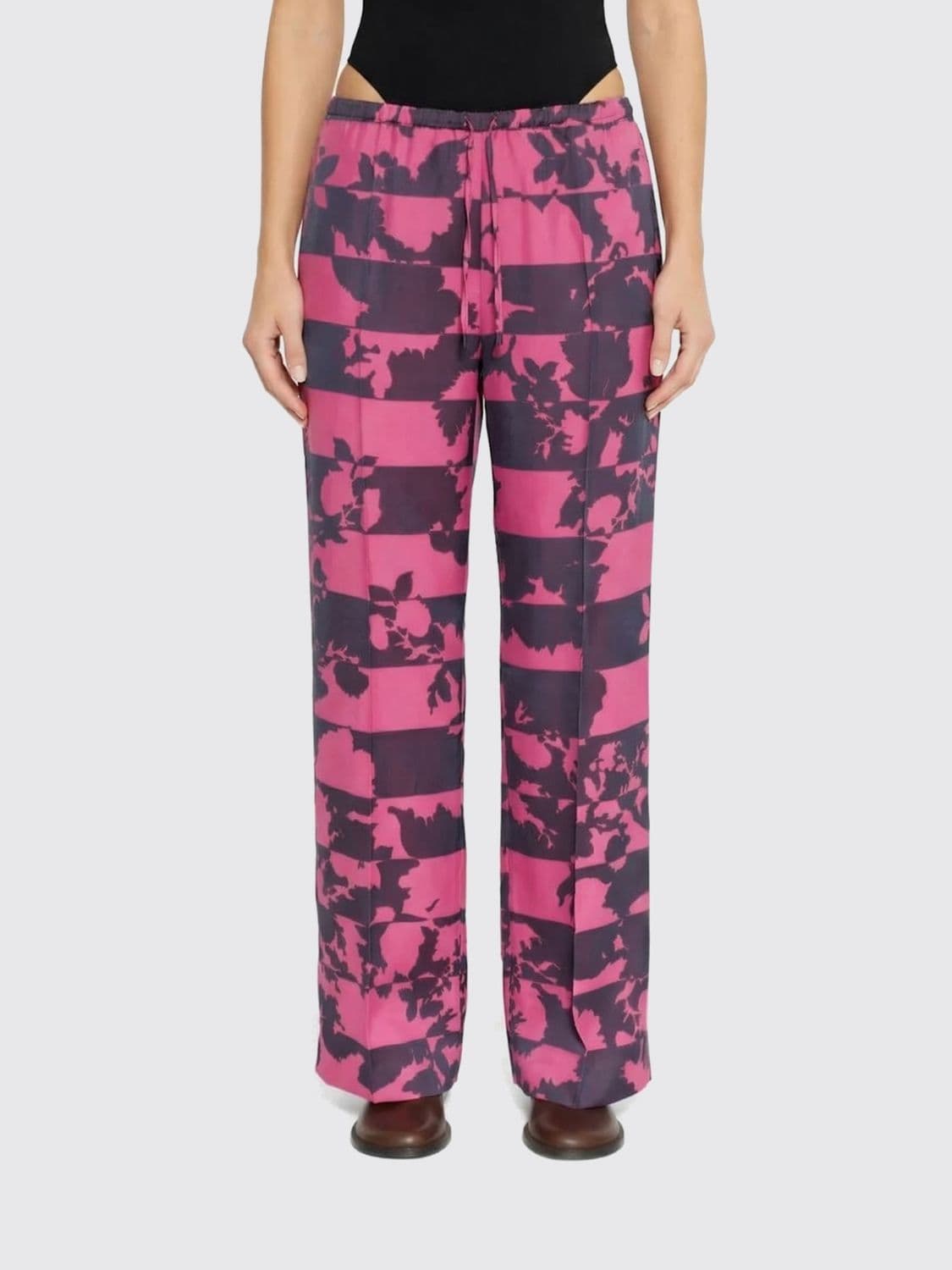 Dries Van Noten Puvis Crêpe Trousers
