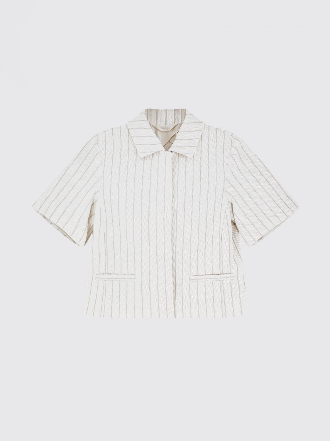 Max Mara Striped Cotton Overshirt
