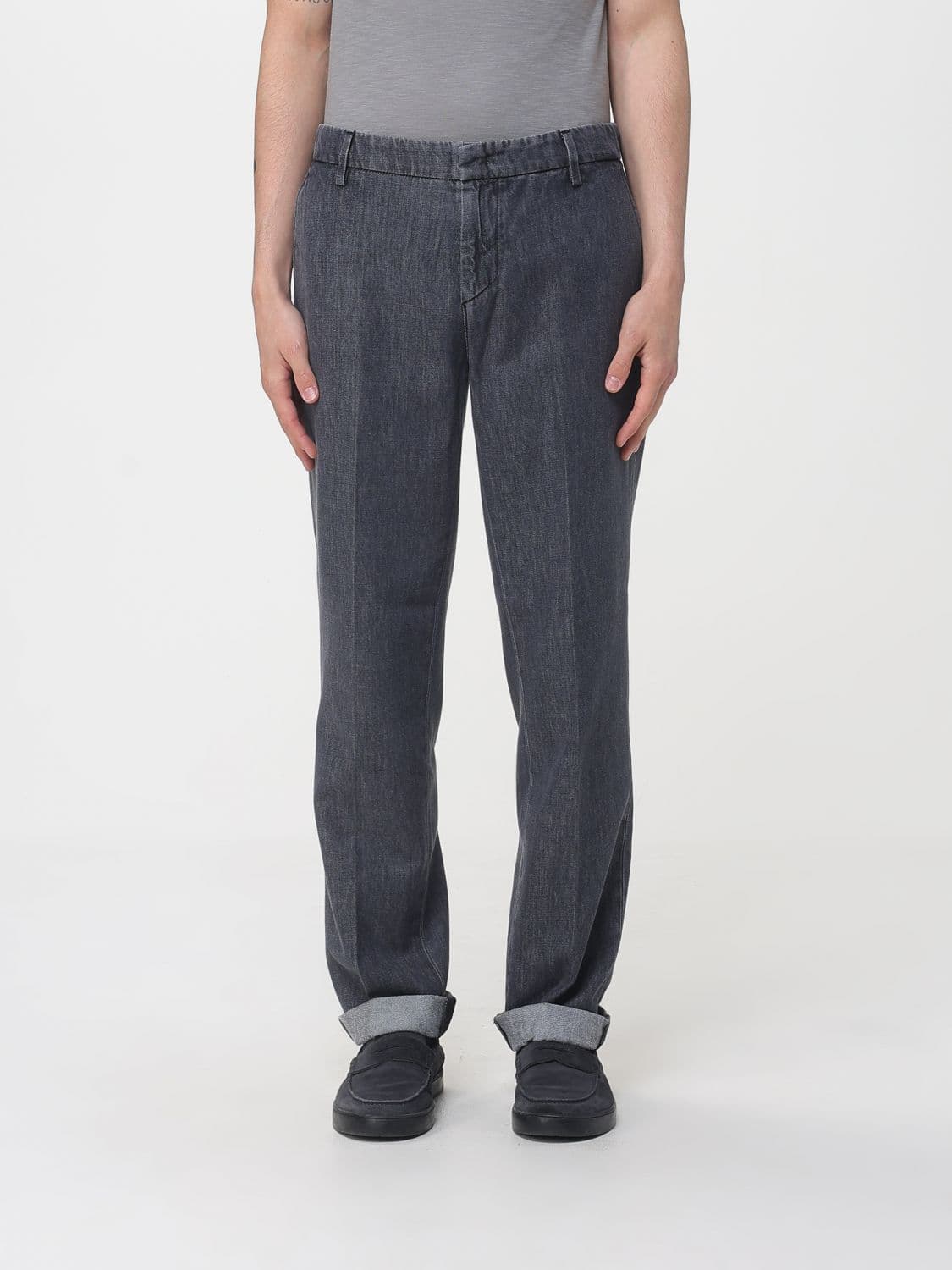 Dondup Straight Cotton Denim Jeans
