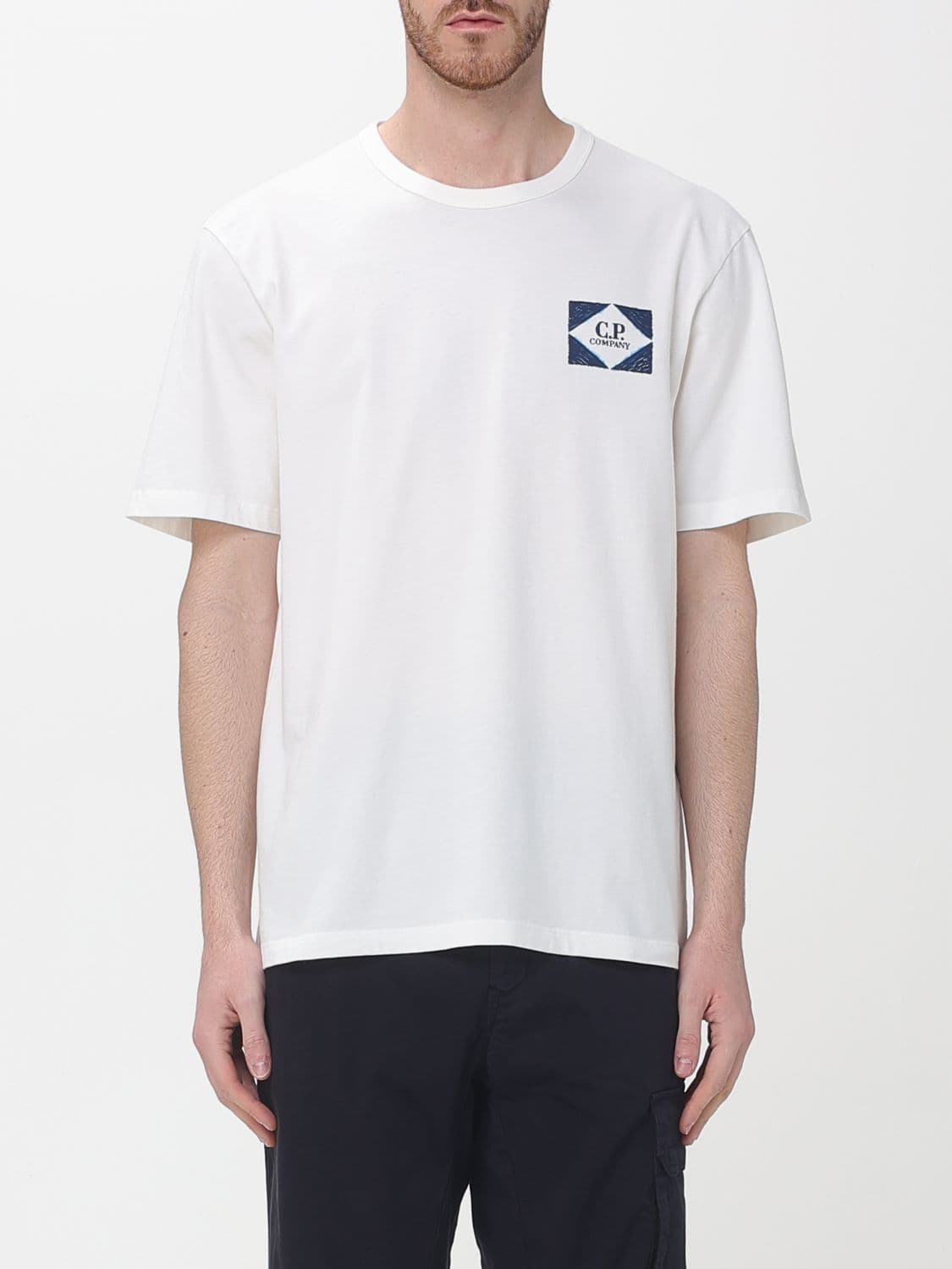 C.p. Company C. P. COMPANY Cotton T-Shirt with Graphic Print