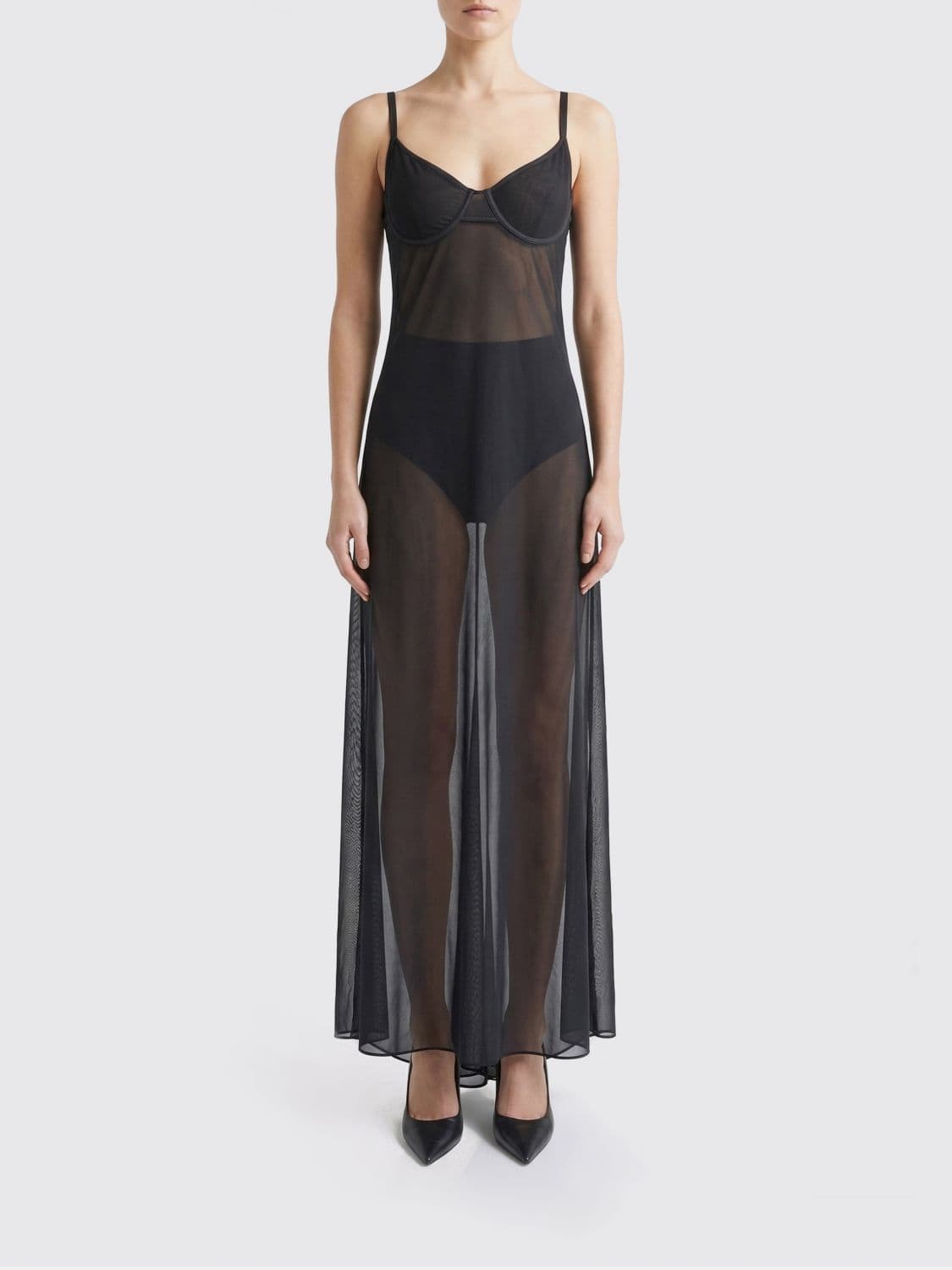 Balenciaga Transparent Slip Dress