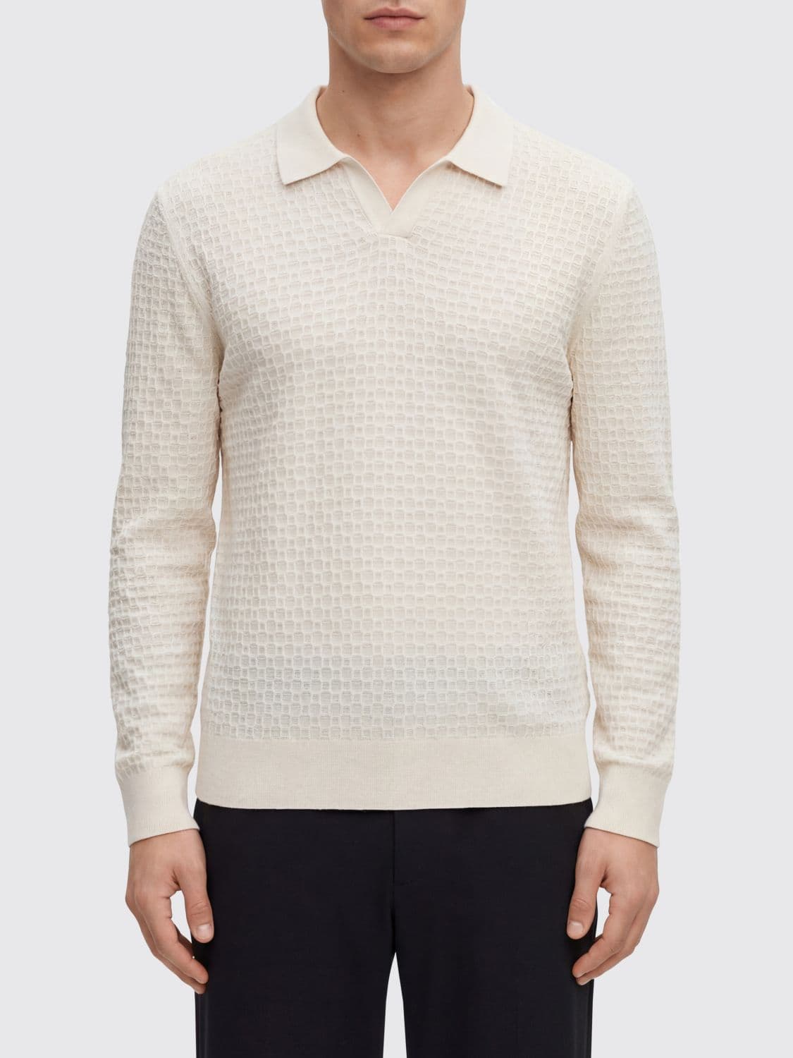 Boss Knitted Polo Shirt
