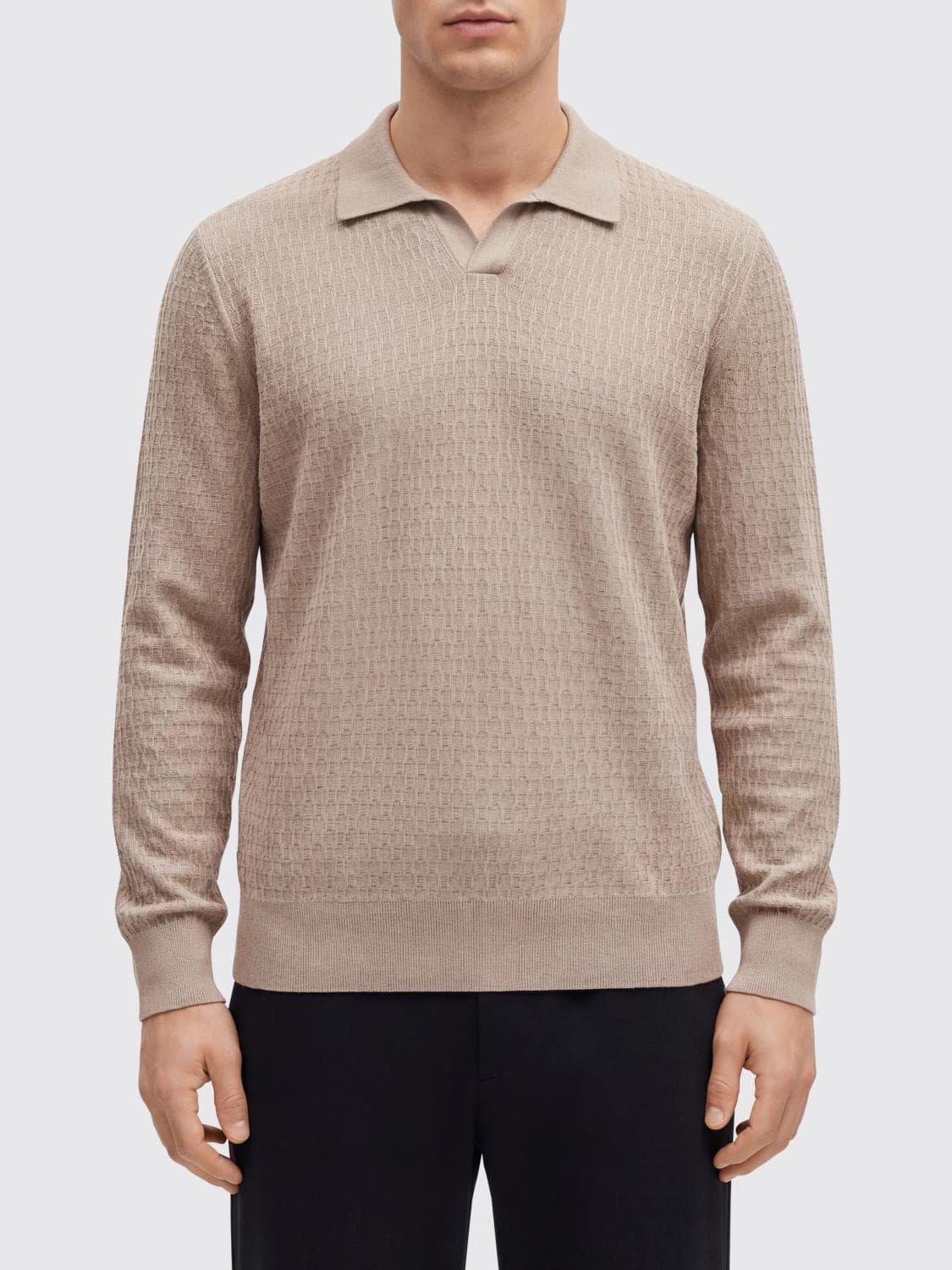 Boss Knitted Polo Shirt