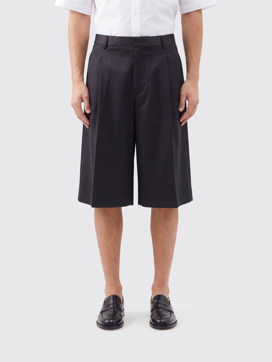 Ami Paris Tailored Shorts in Virgin Wool