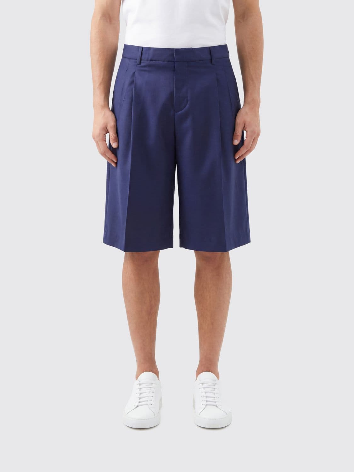Ami Paris Tailored Shorts in Virgin Wool