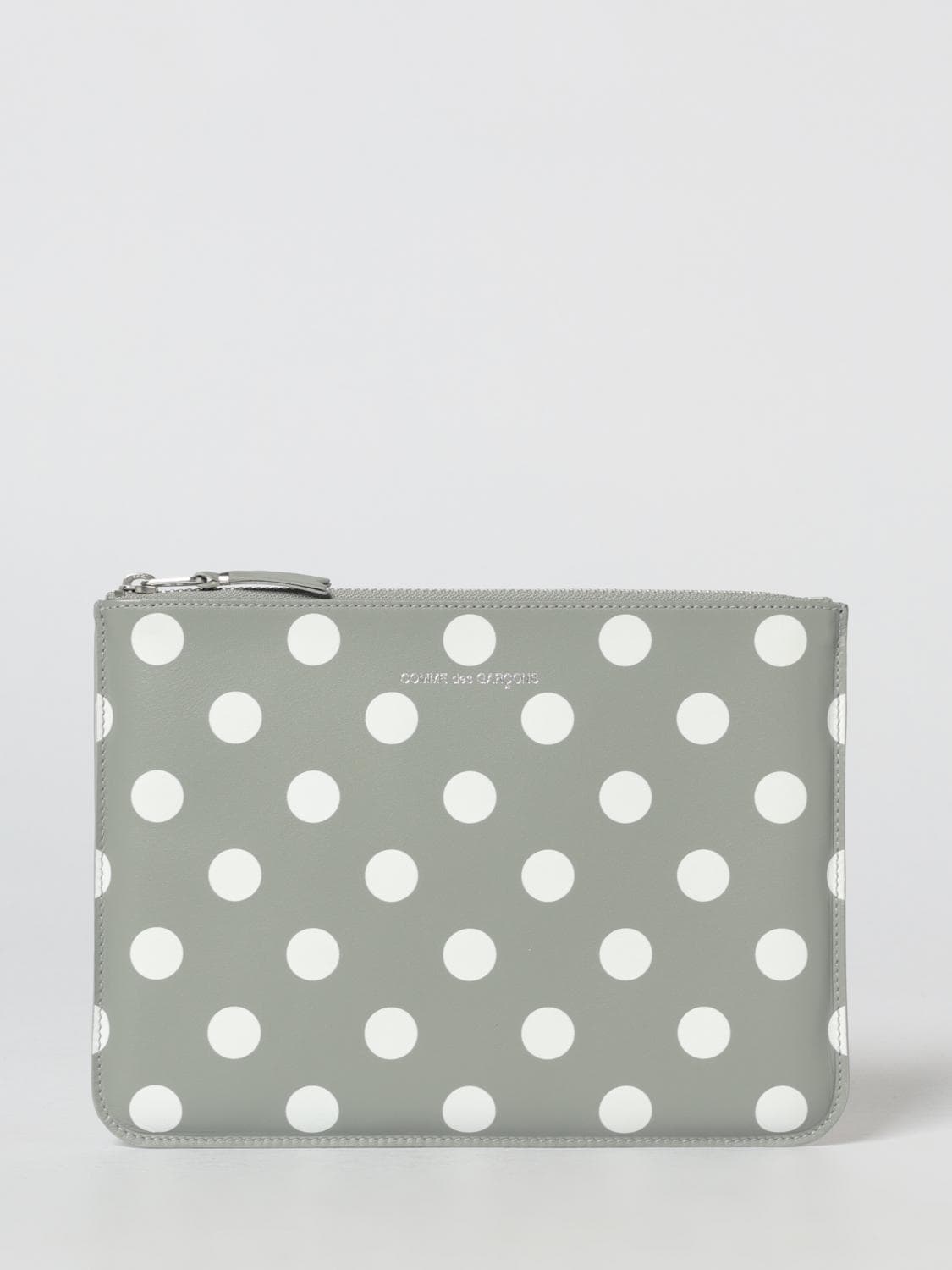 Comme Des Garçons Wallet Polka Dot Leather Pouch · OS