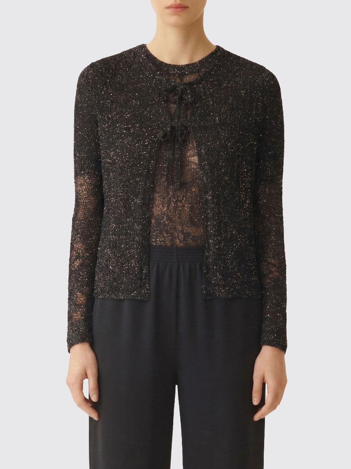 Fabiana Filippi Lurex Cardigan