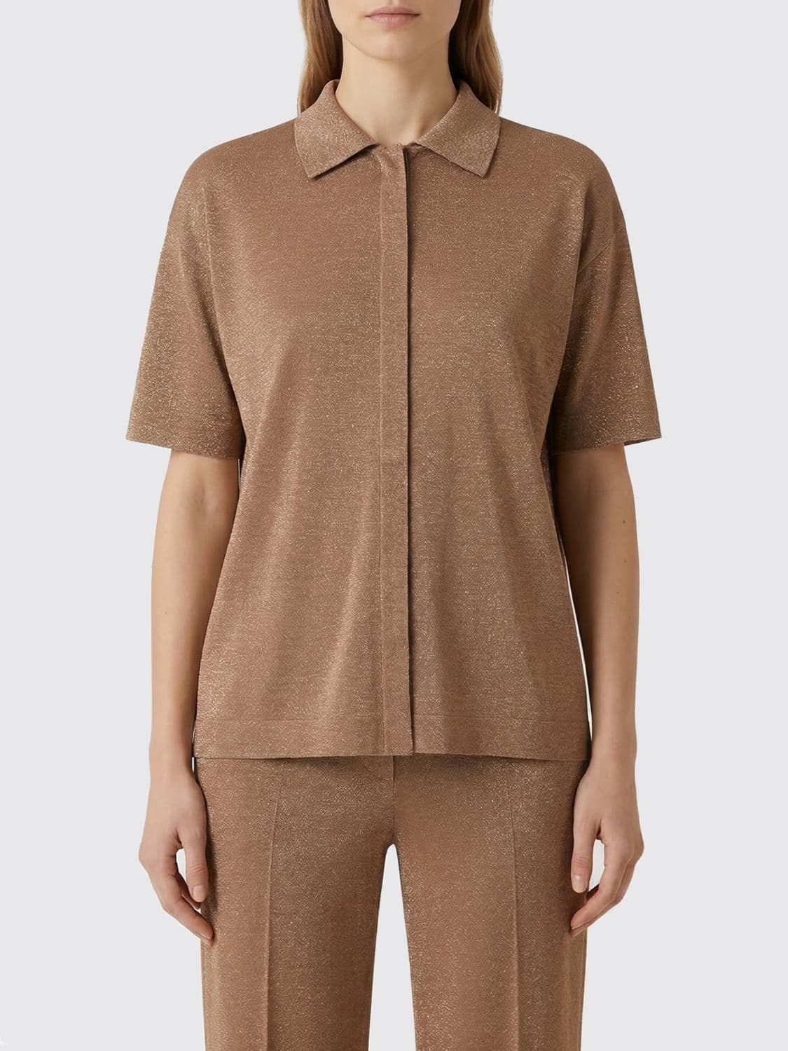 Fabiana Filippi Lurex Polo Shirt