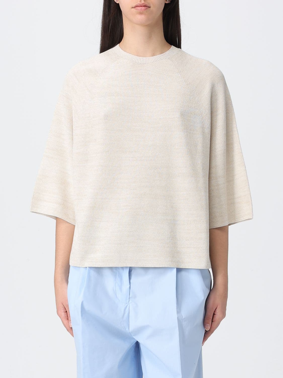 Fabiana Filippi Viscose Crew Neck Sweater
