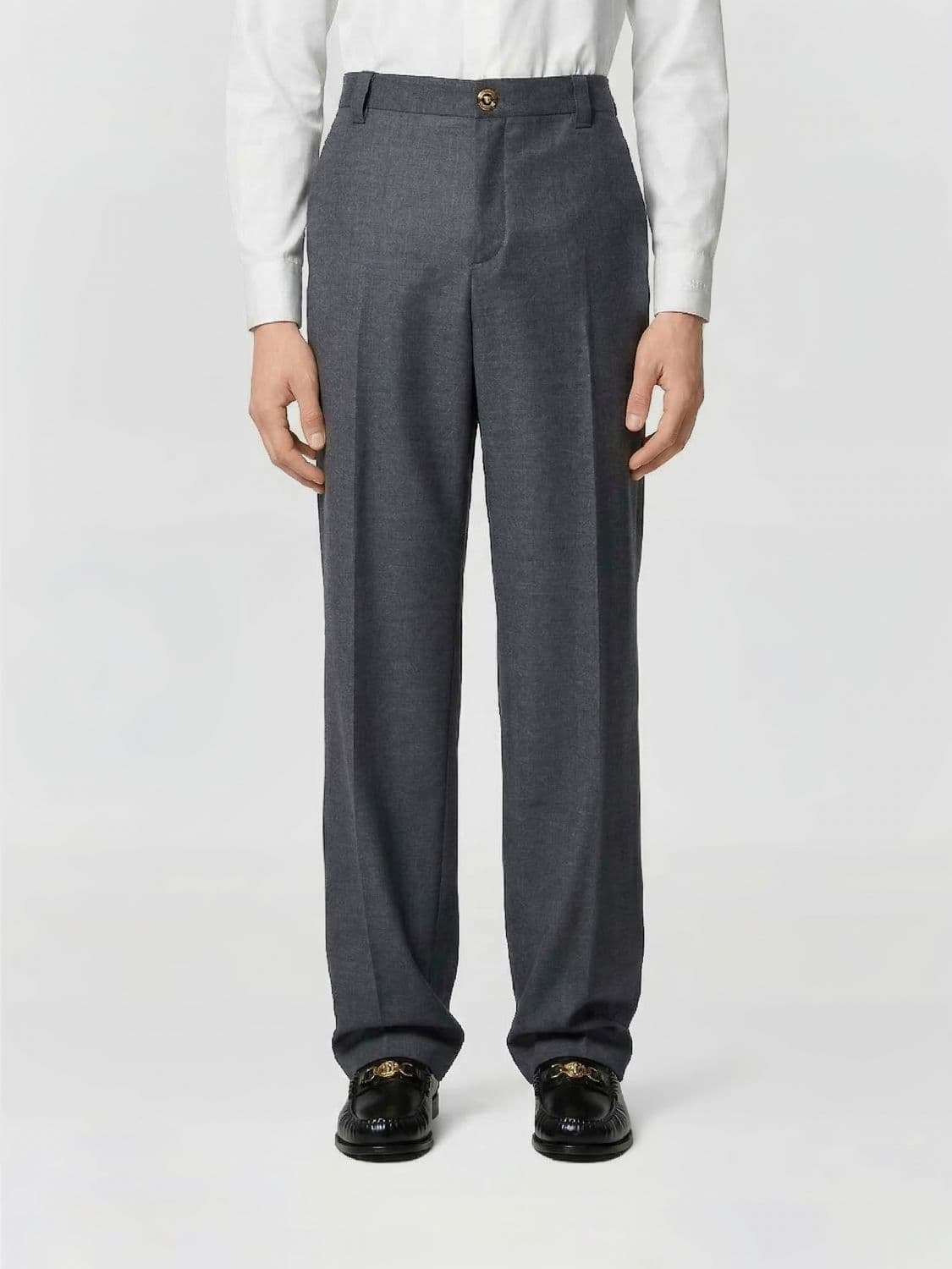 Versace Wool Tailored Trousers