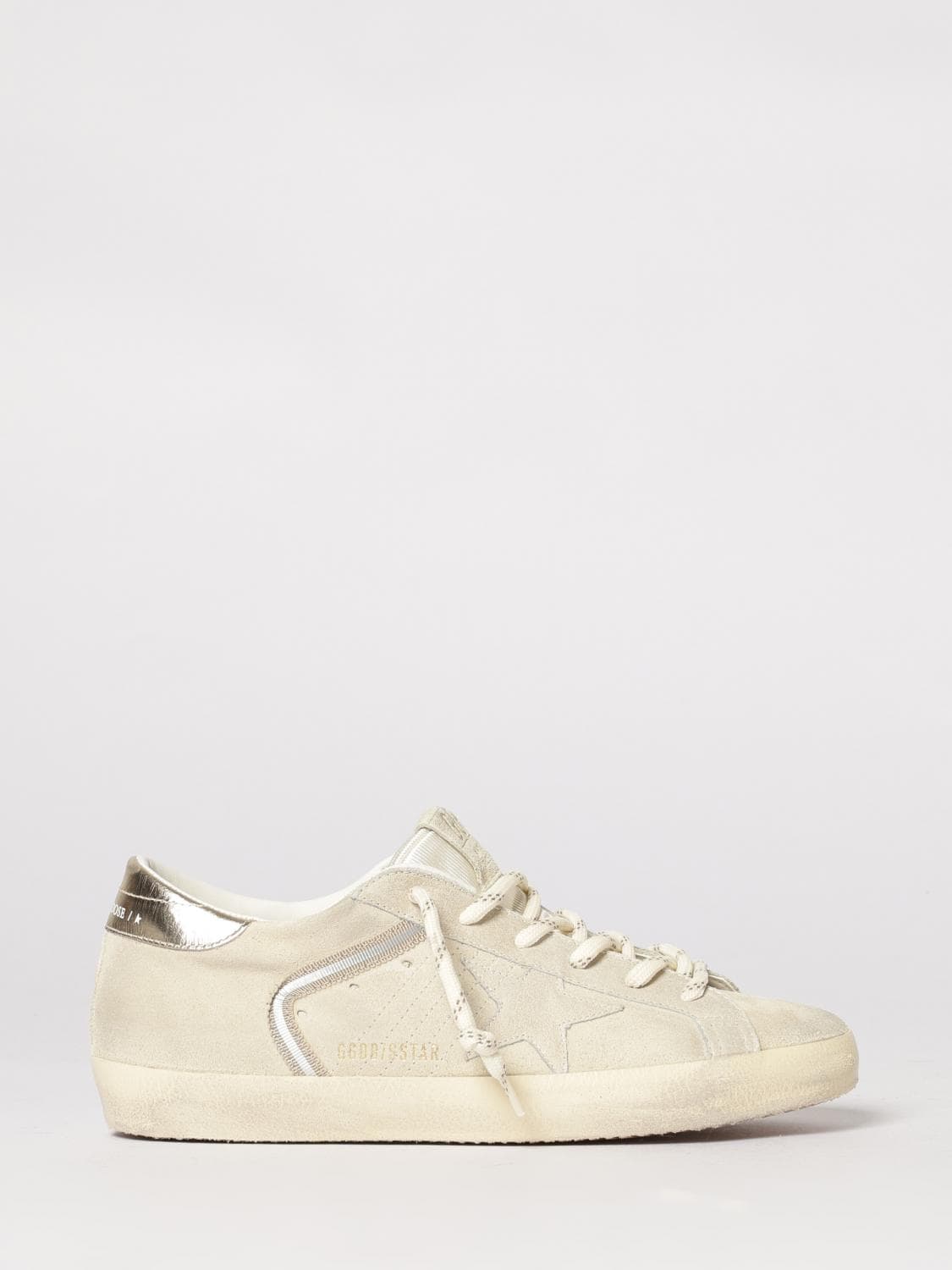 Golden Goose Super-Star Used Suede Sneakers