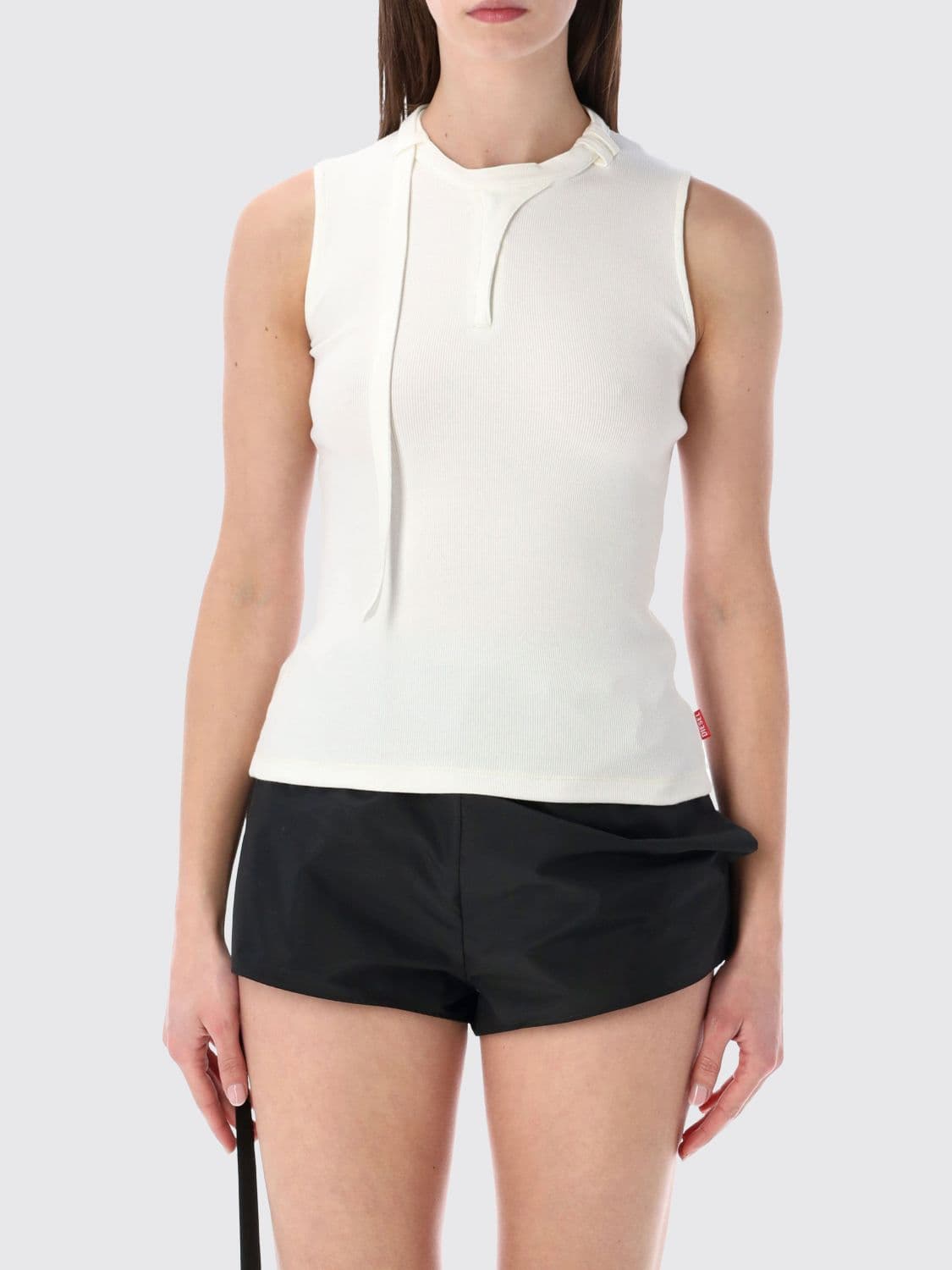 Diesel T-Iaras Top in Stretch Cotton