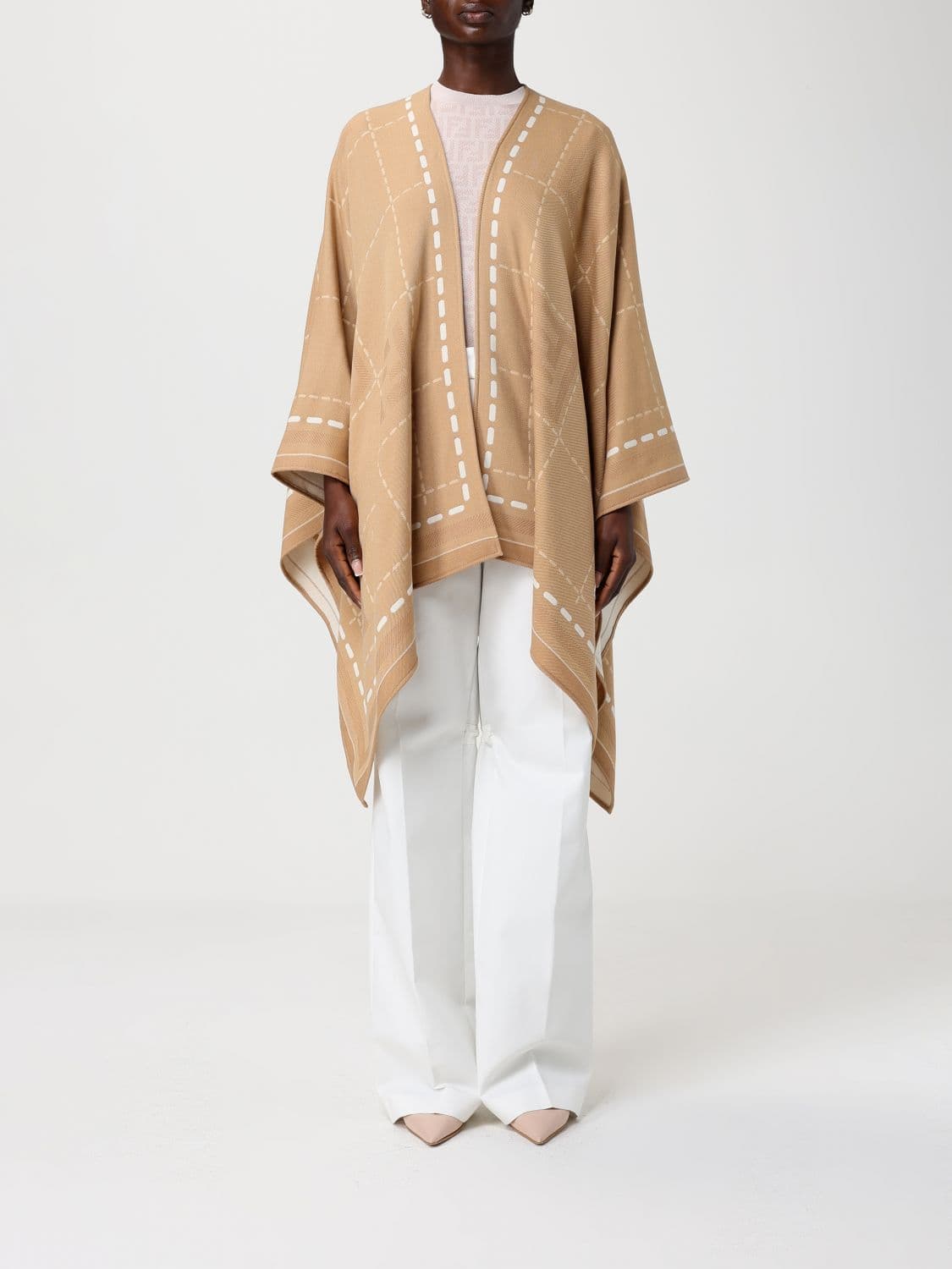 Fendi Wool Cape