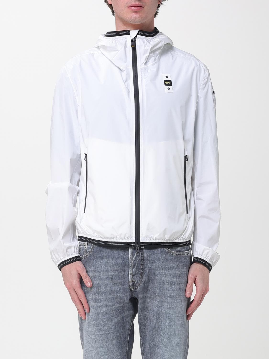 Blauer Hooded Polyester Windbreaker