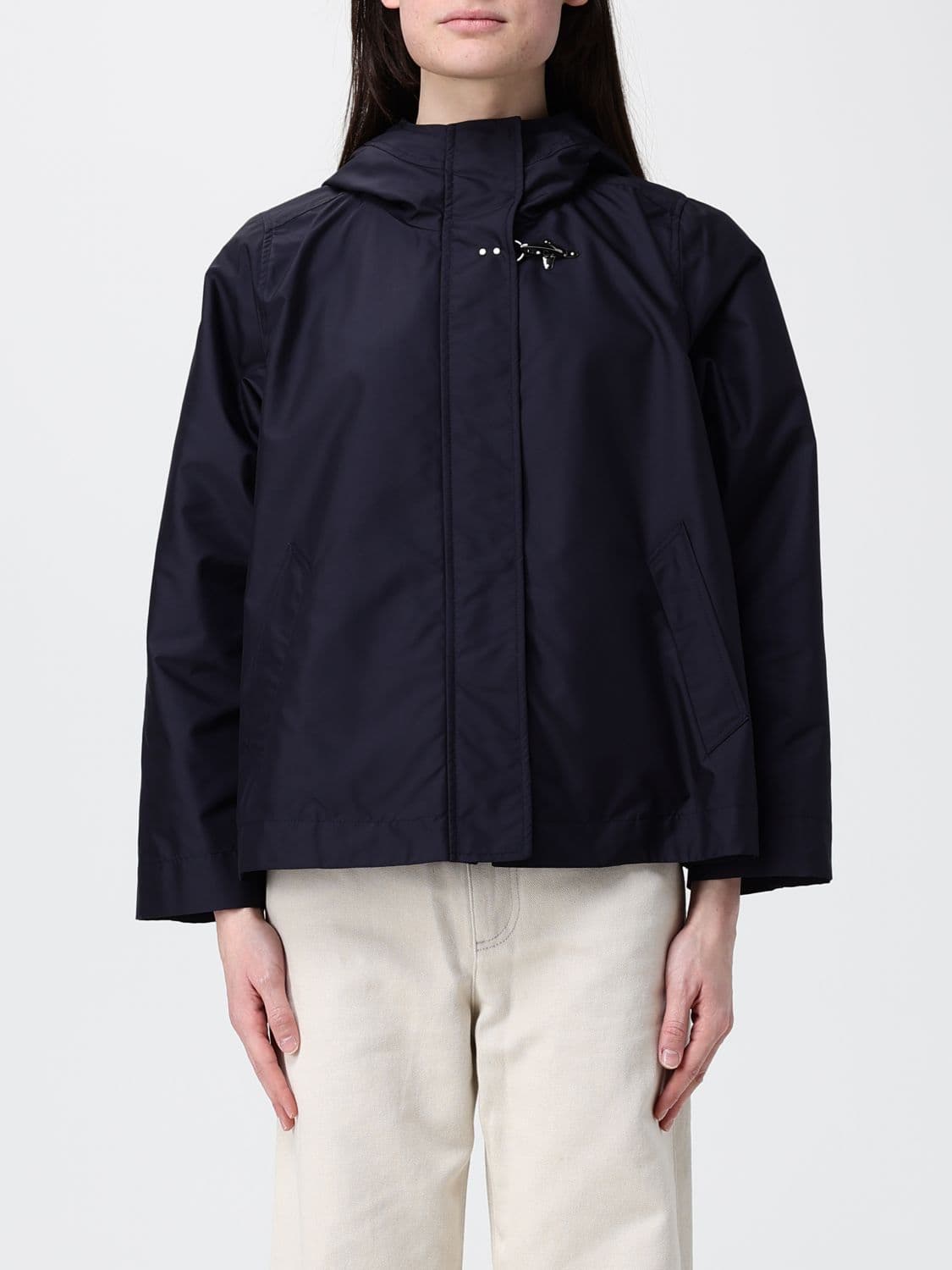 Fay Hooded Parka in Technical Poplin