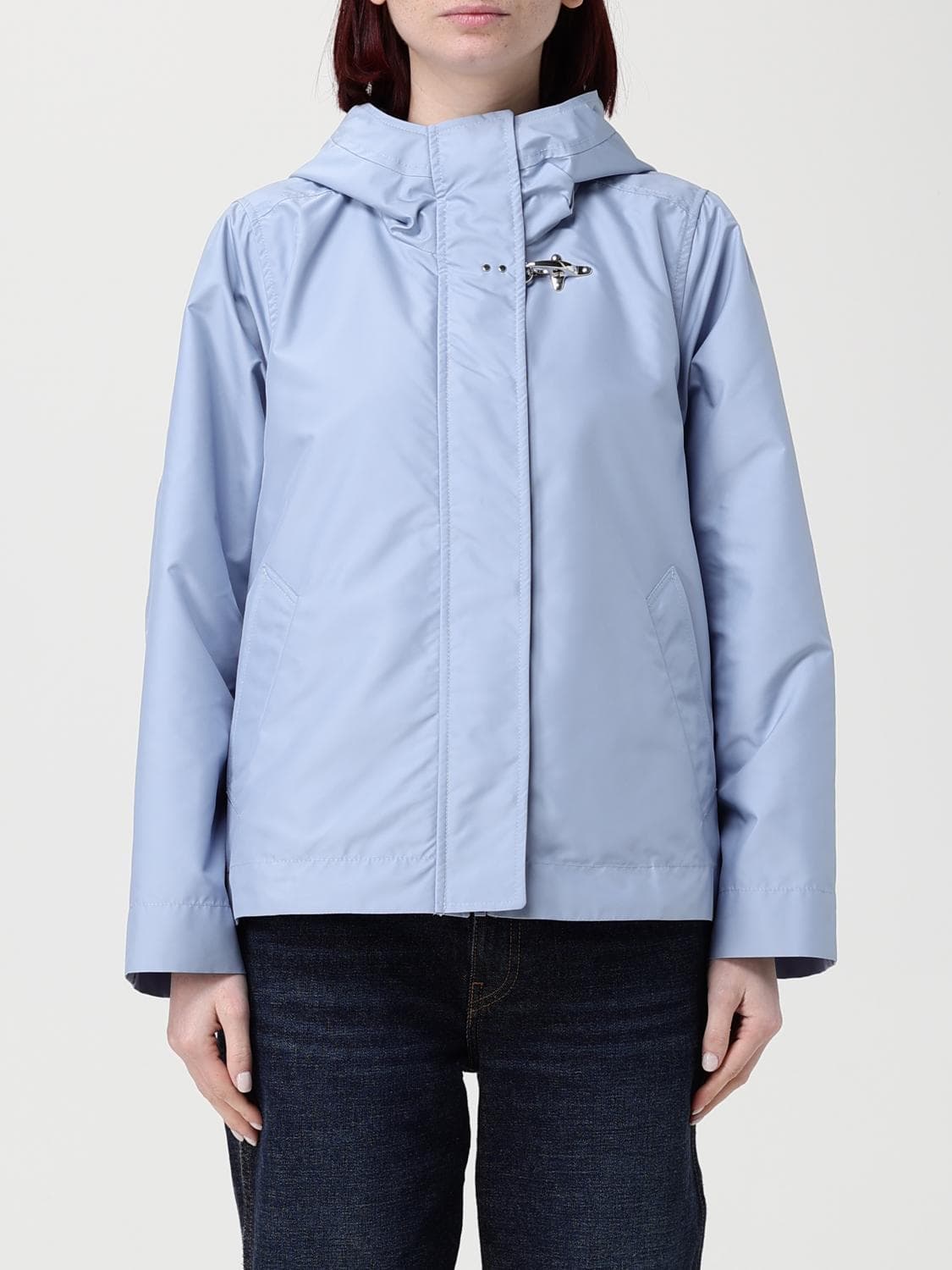 Fay Hooded Parka in Technical Poplin