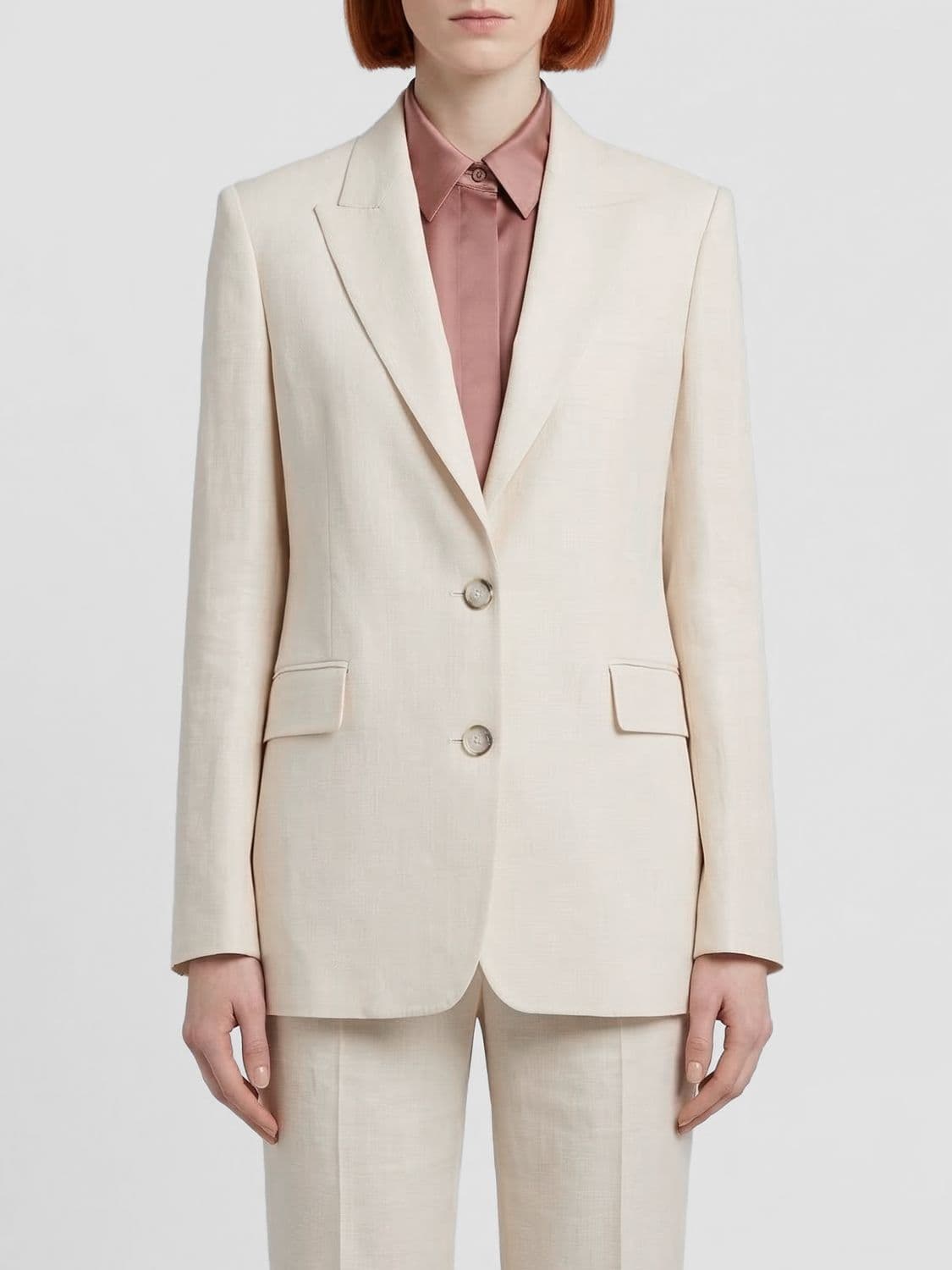 Pinko Rustic Effect Single-Breasted Blazer · 38