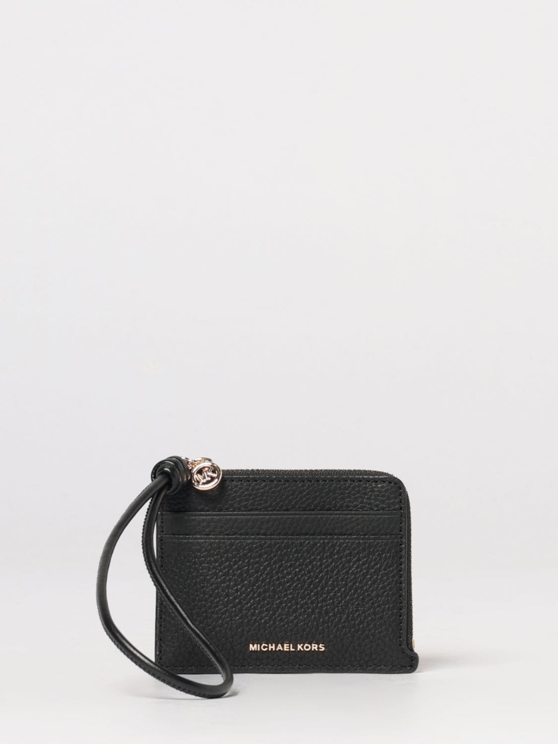 Michael Kors Grained Leather Credit Card Holder