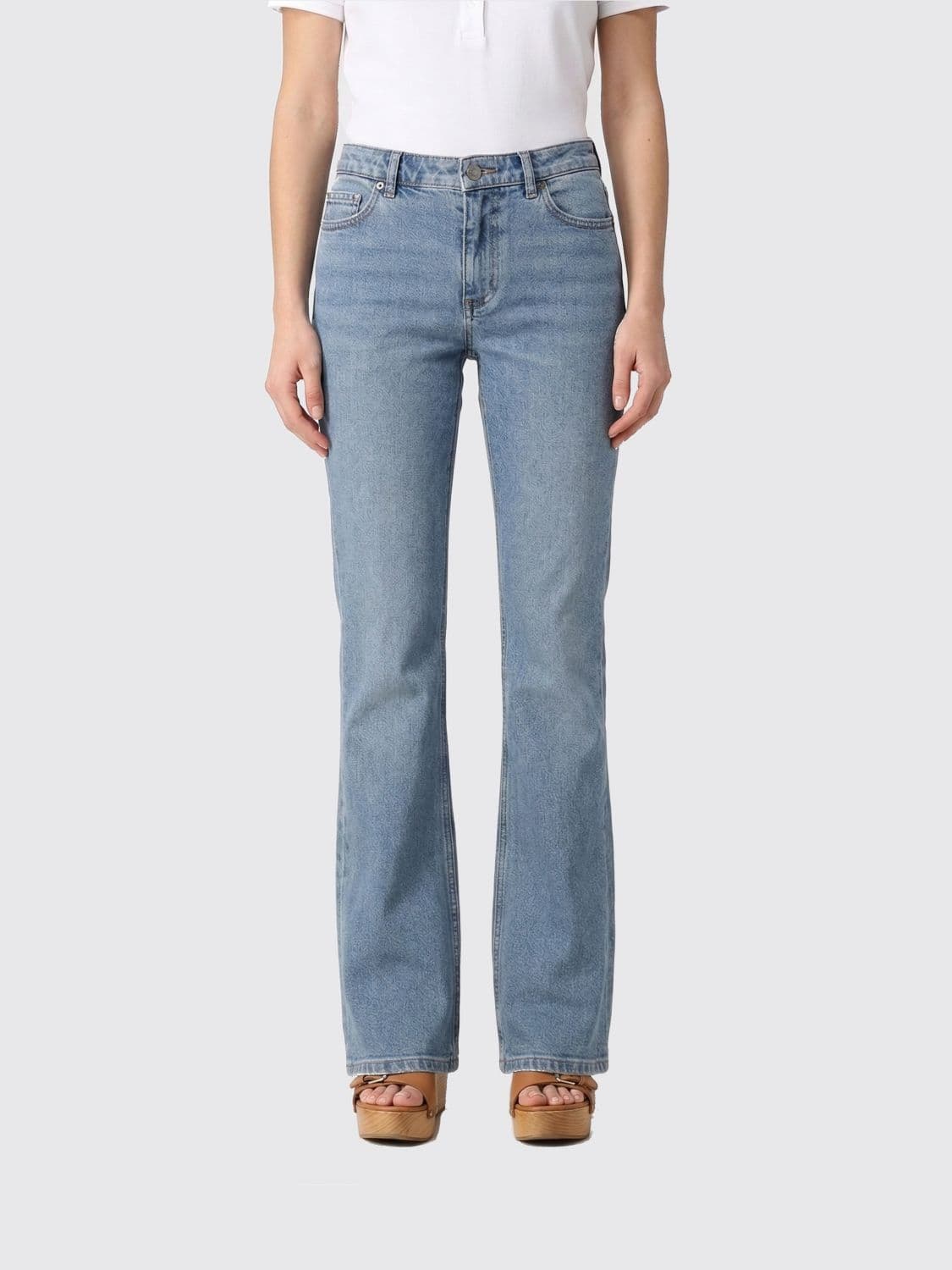 Michael Kors Flared Stretch Denim Jeans