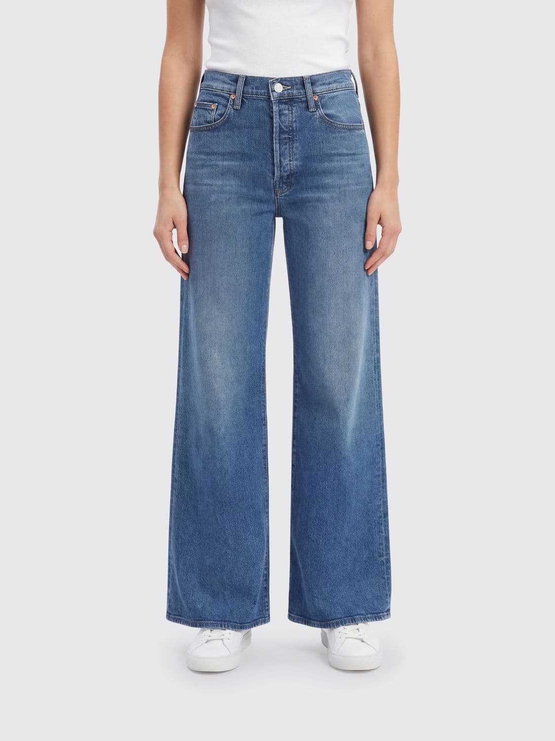 Mother Wide Leg Stretch Denim Jeans · 31