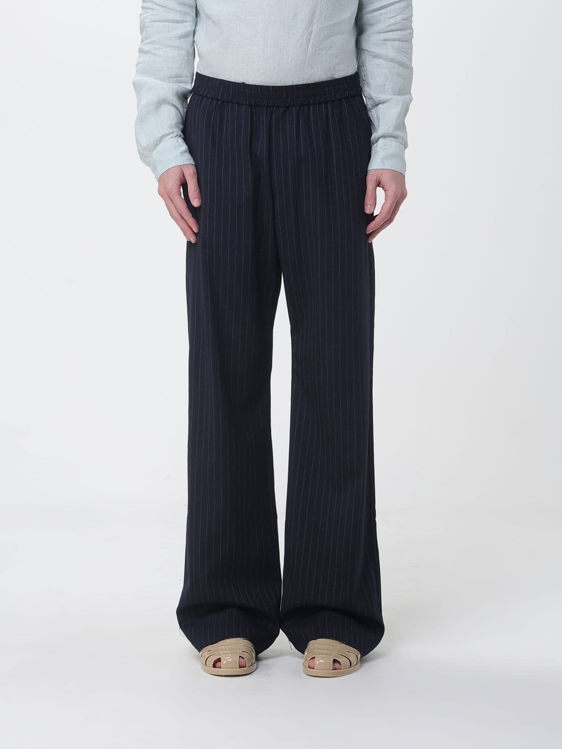 Barena Trinchetto Pinstriped Virgin Wool Trousers