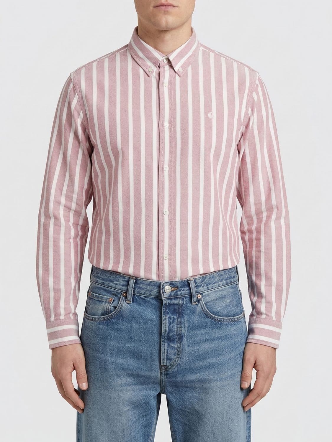 Carhartt Wip Striped Cotton Shirt · L
