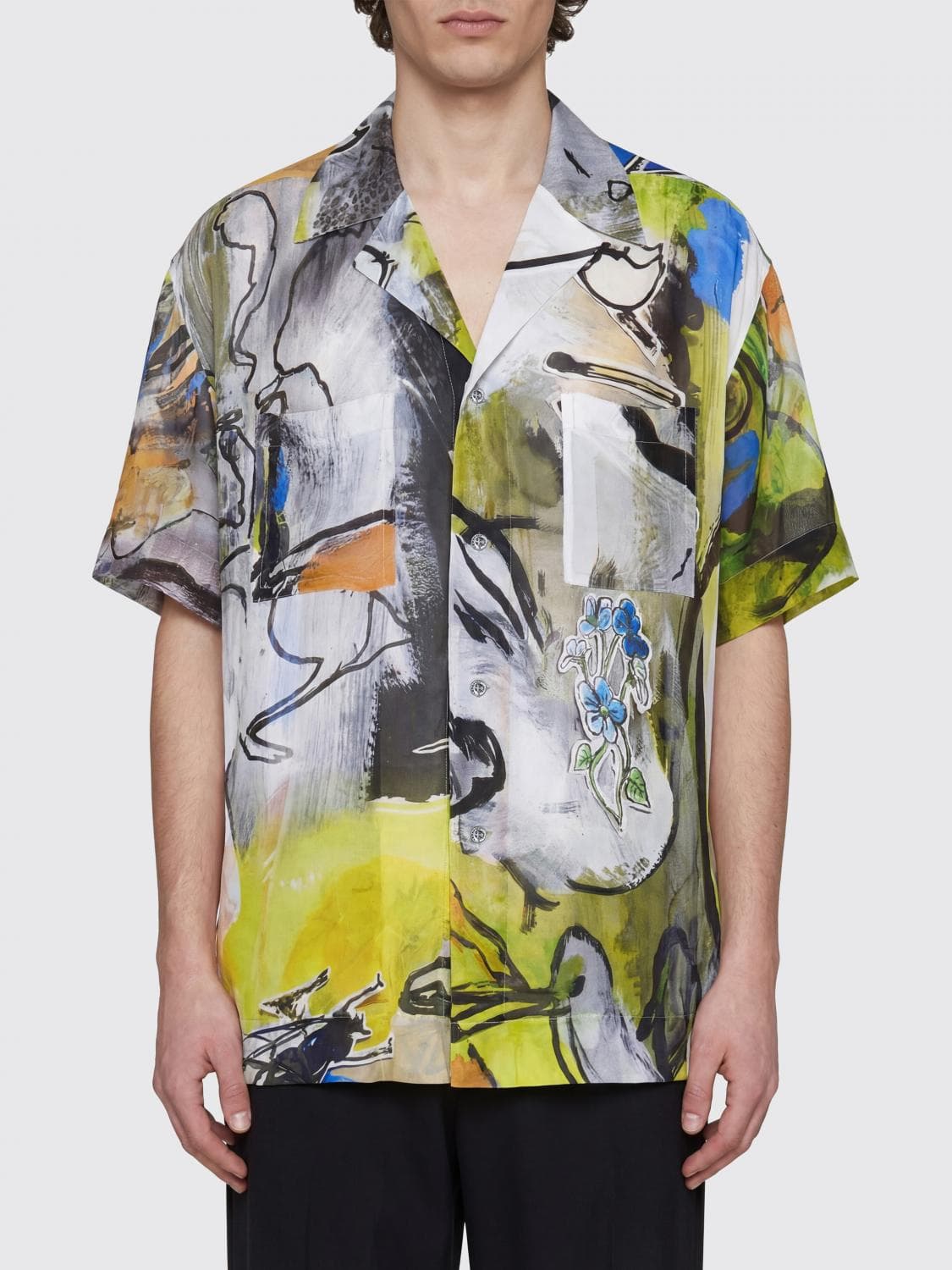 Vivienne Westwood Casual Printed Cotton Shirt
