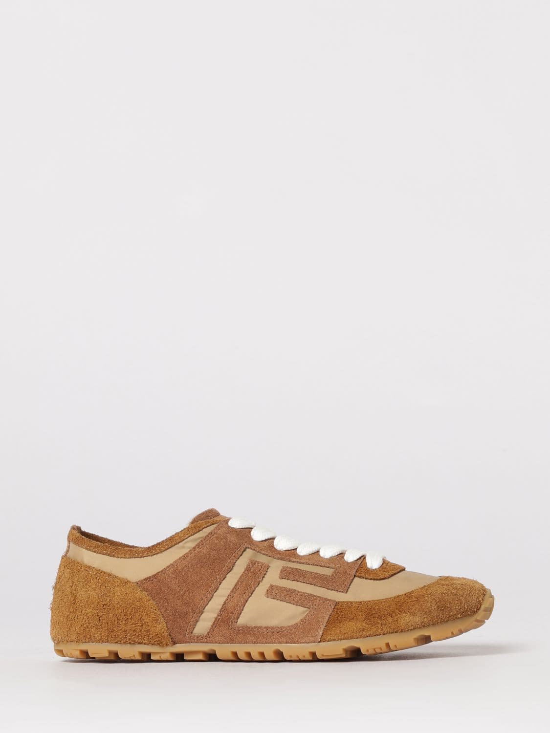 Balmain Racer 45 Sneakers in Suede and Nylon
