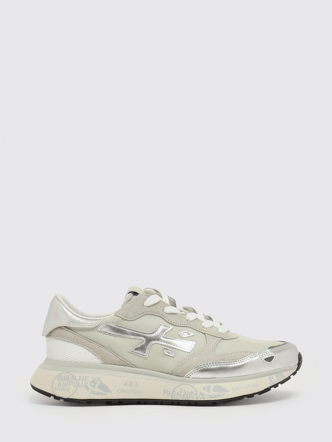 Premiata Lauryn Sneakers in Leather and Mesh