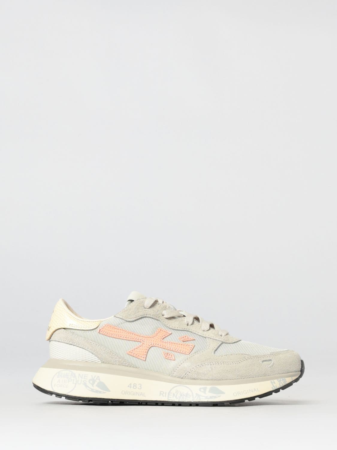 Premiata Lauryn Sneakers in Leather and Mesh