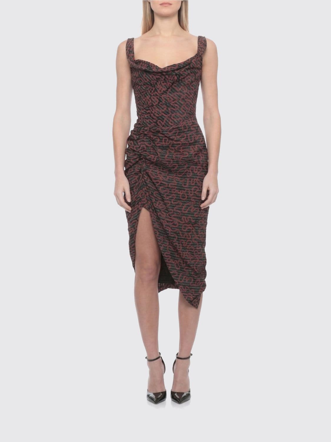 Vivienne Westwood Asymmetric Cotton Blend Dress