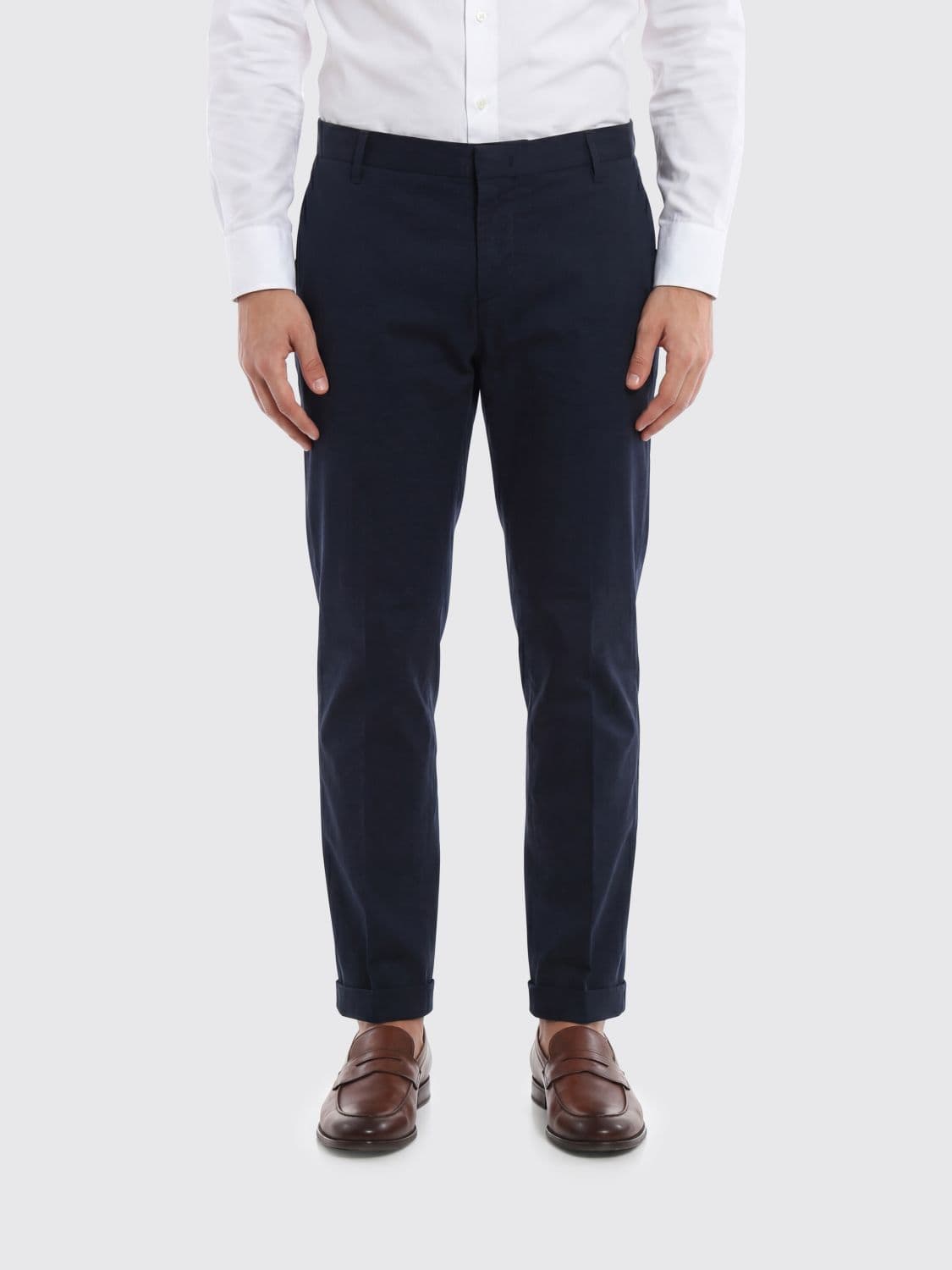 Dondup Cotton Blend Chino Trousers