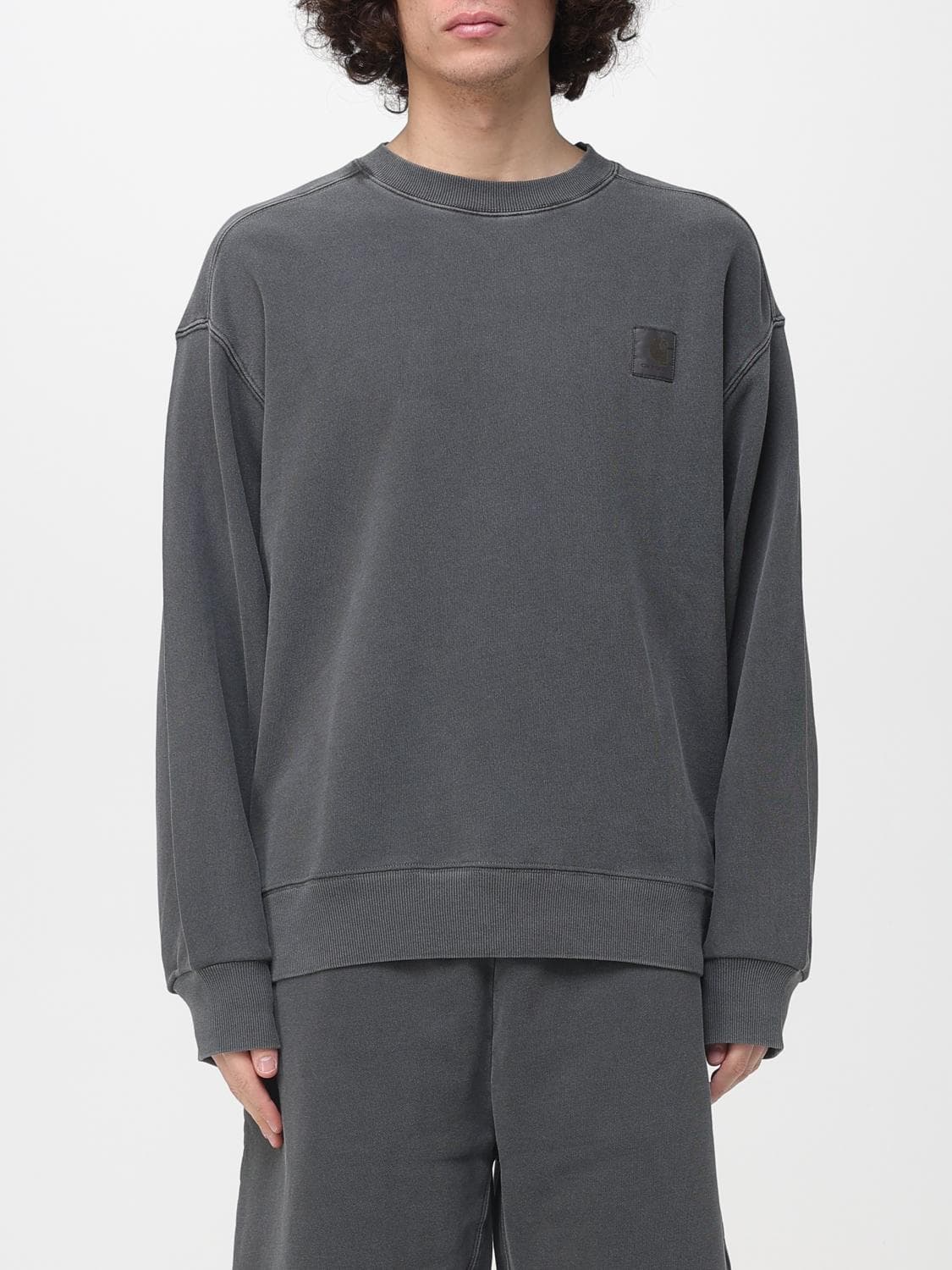 Carhartt Wip Cotton Crewneck Sweatshirt with Logo · M