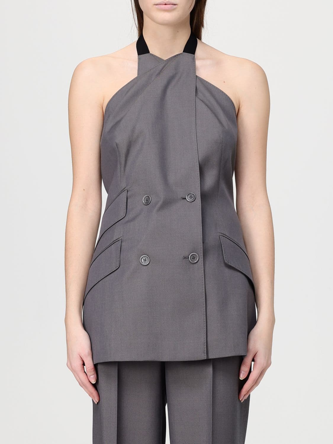 Max Mara Wool Gabardine Top