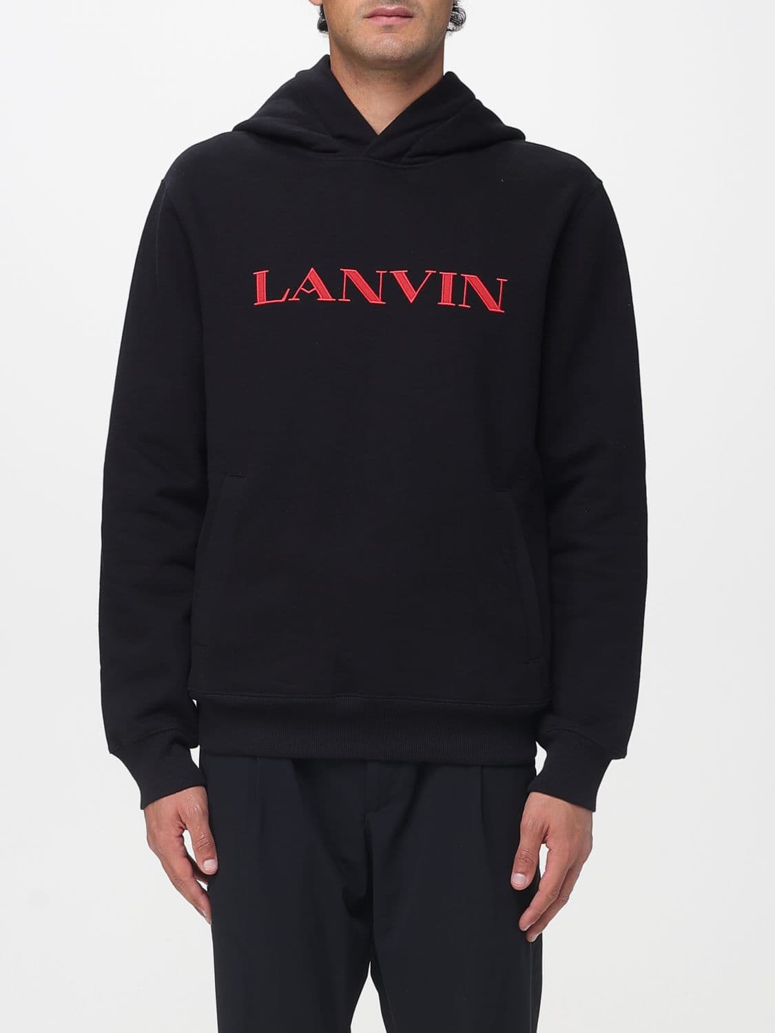 Lanvin Cotton Hoodie with Logo