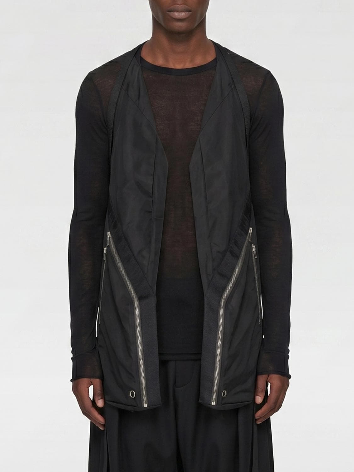 Rick Owens Long Cotton Vest