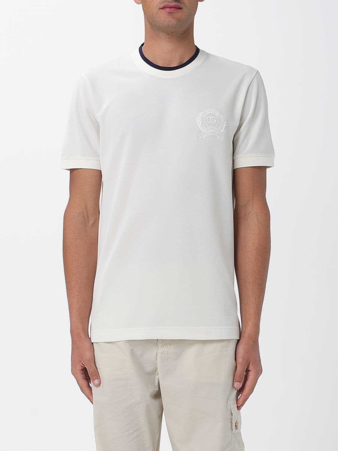Dolce & Gabbana Technical Piqué T-Shirt